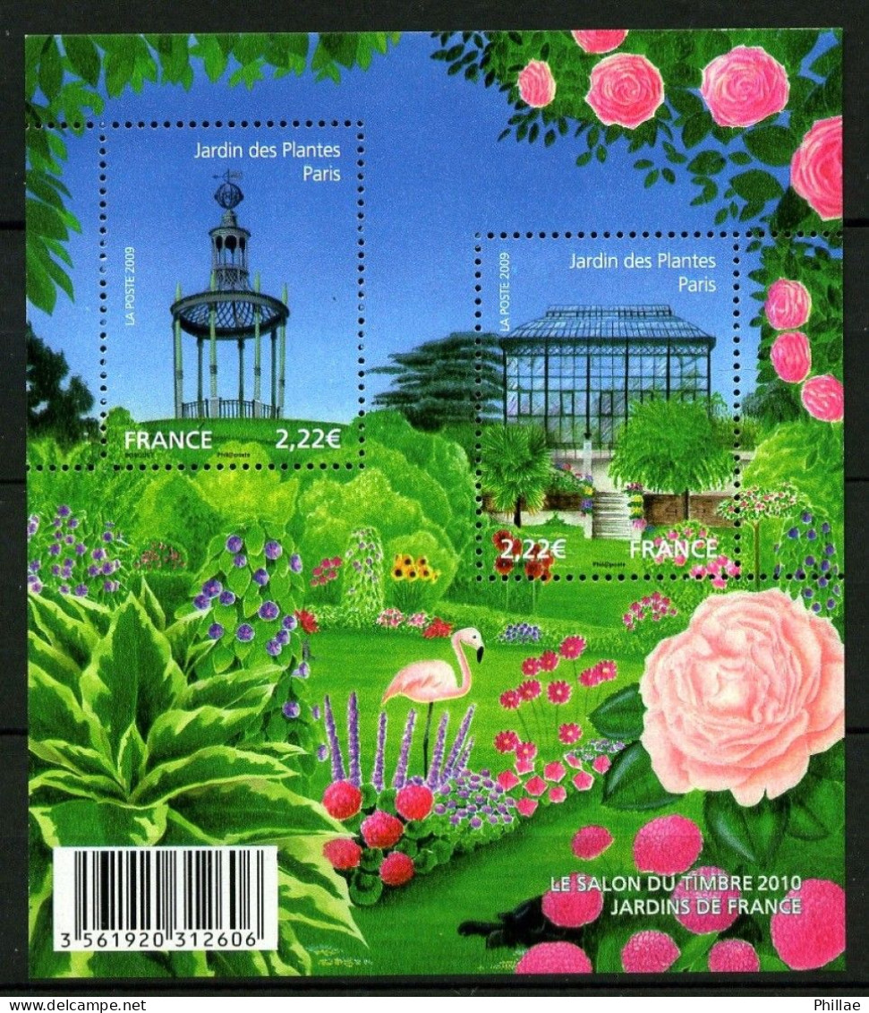 Feuille  F 4384 - Jardins De France 2009 - Neuf N** - TB - Unused Stamps