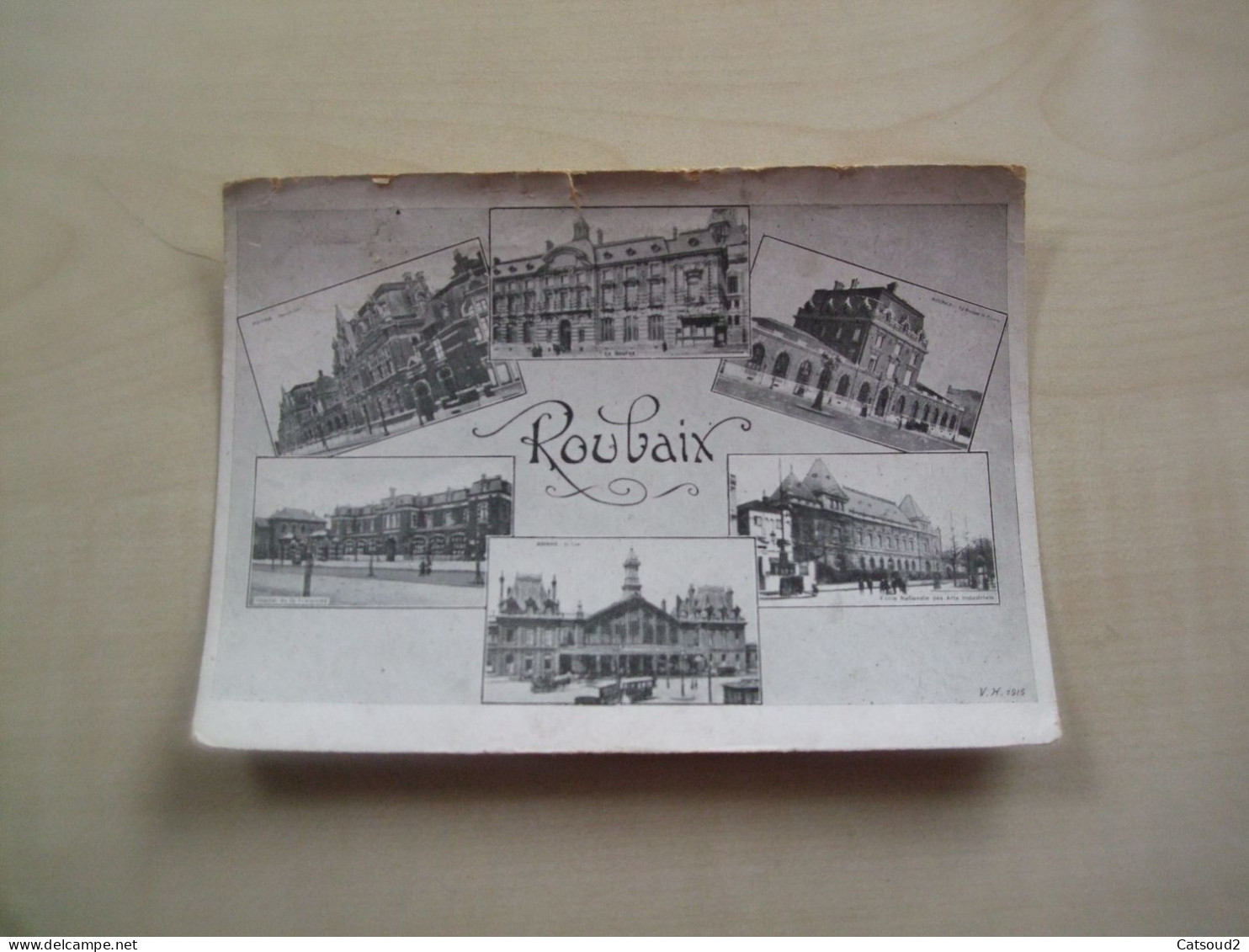 Carte Postale Ancienne ROUBAIX Multi-vues - Roubaix