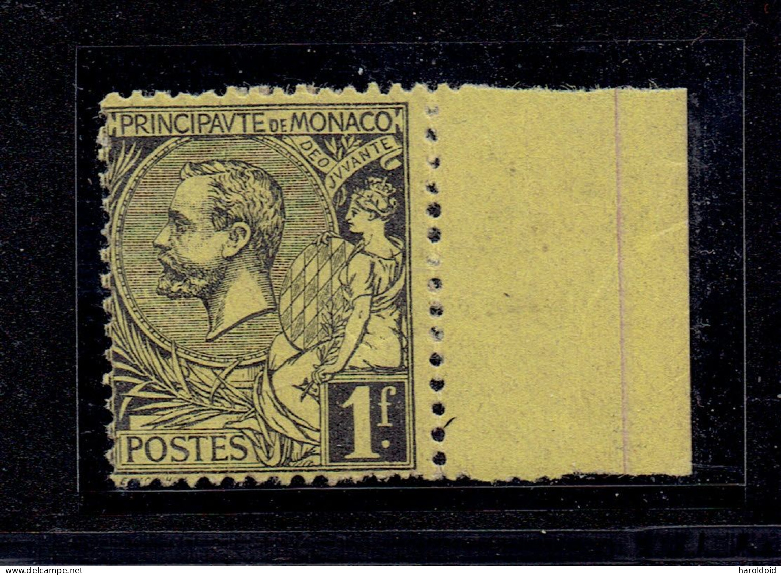 MONACO - N°20 BORD DE FEUILLE ** TTB - Unused Stamps