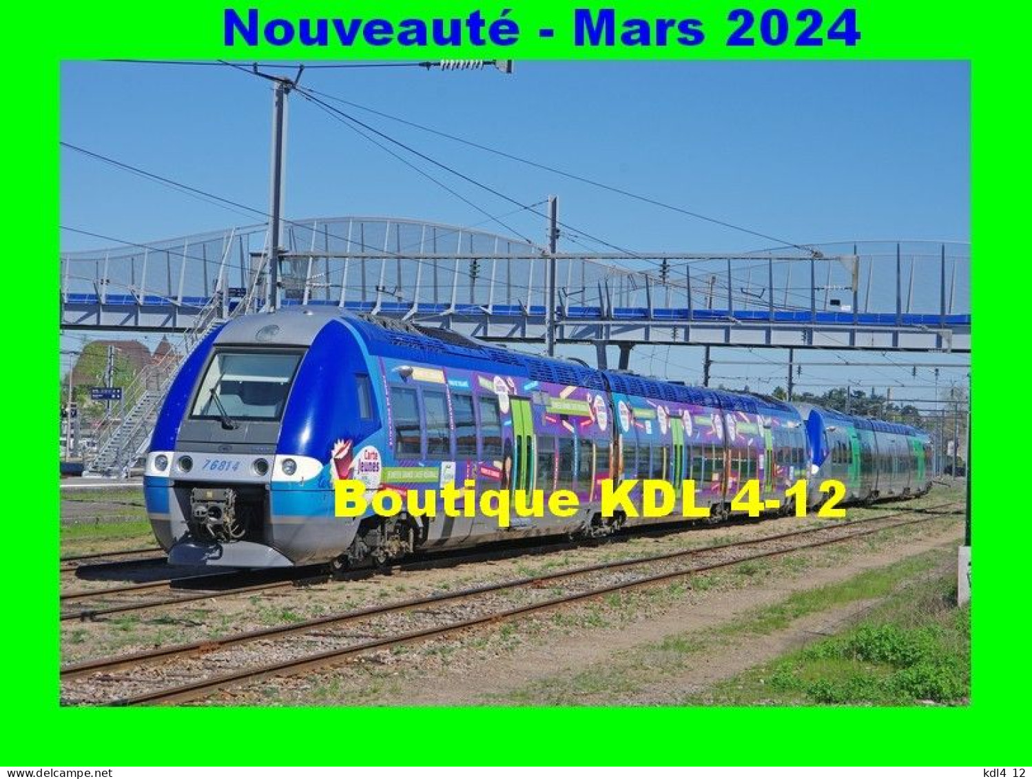 ACACF 847 - Autorail X 76814 En Gare - MOULINS - Allier - SNCF - Trenes