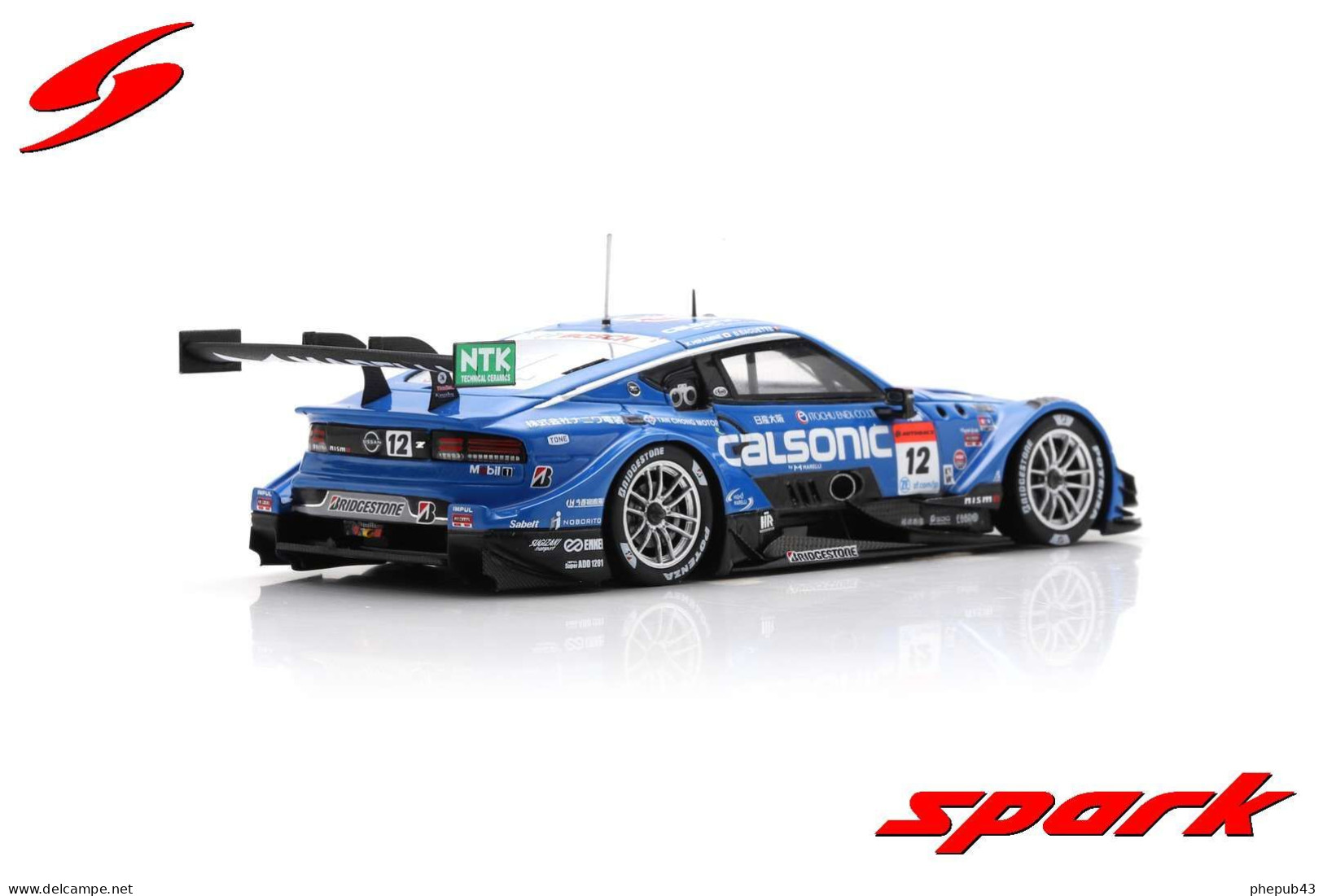 Nissan Calsonic Impul Z - Champion GT500 Class Super GT 2022 #12 - Kazuki Hiramine/Bertrand Baguette - Spark - Spark