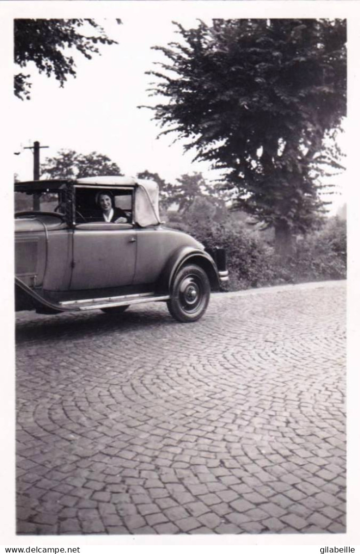 Photo Originale - Originalbild - 1932 -  ASSMANNSHAUSEN ( Rüdesheim Am Rhein  ) La Citroen C6 Cabriolet - Auto's