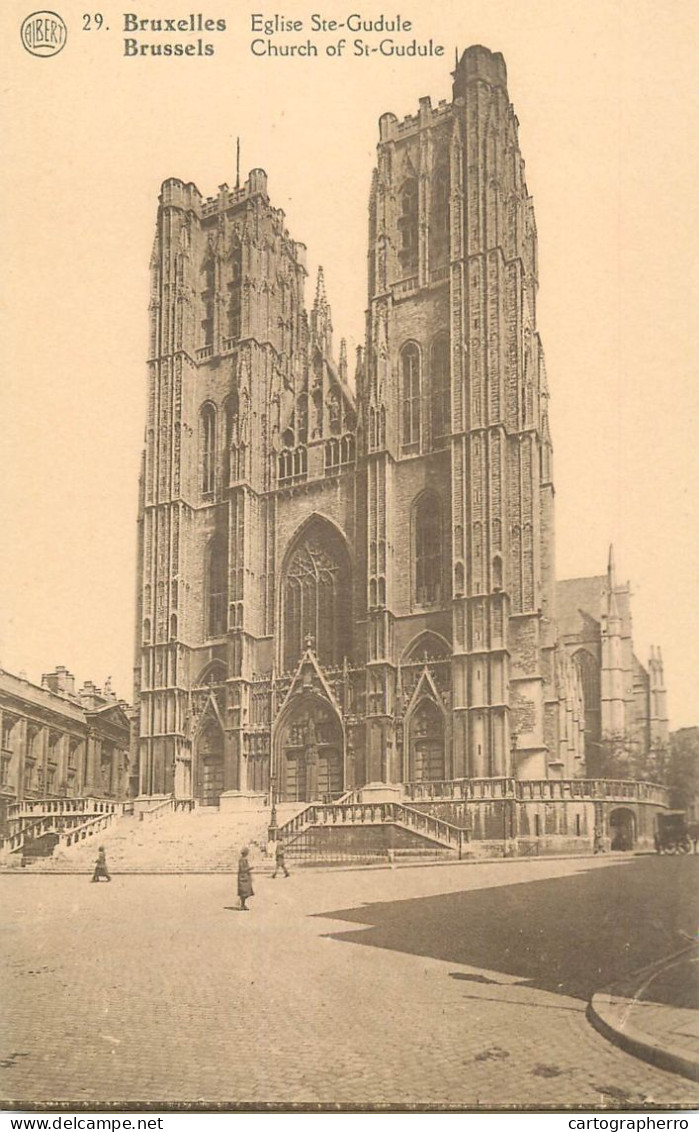 Belgique Cpa Bruxelles Chair Of Verity In St. Gudule Church - Brussels (City)