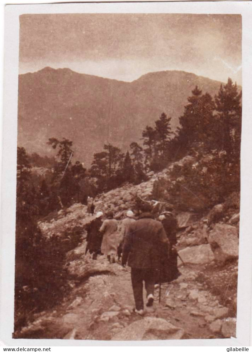 Photo Originale - 65 - CAUTERETS - Descente Du Lac De Gaube - Aout 1931 - Places