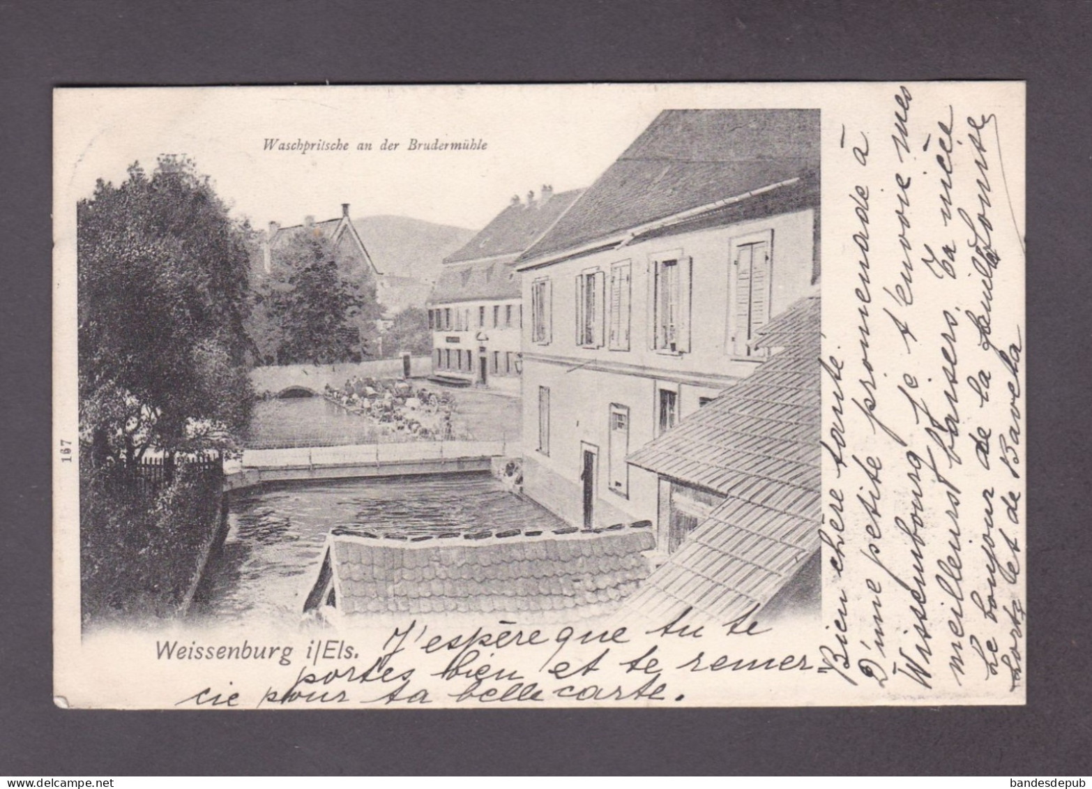 Wissembourg Weissenburg Bas Rhin Waschpritsche An Der Brudermühle ( 58914) - Wissembourg