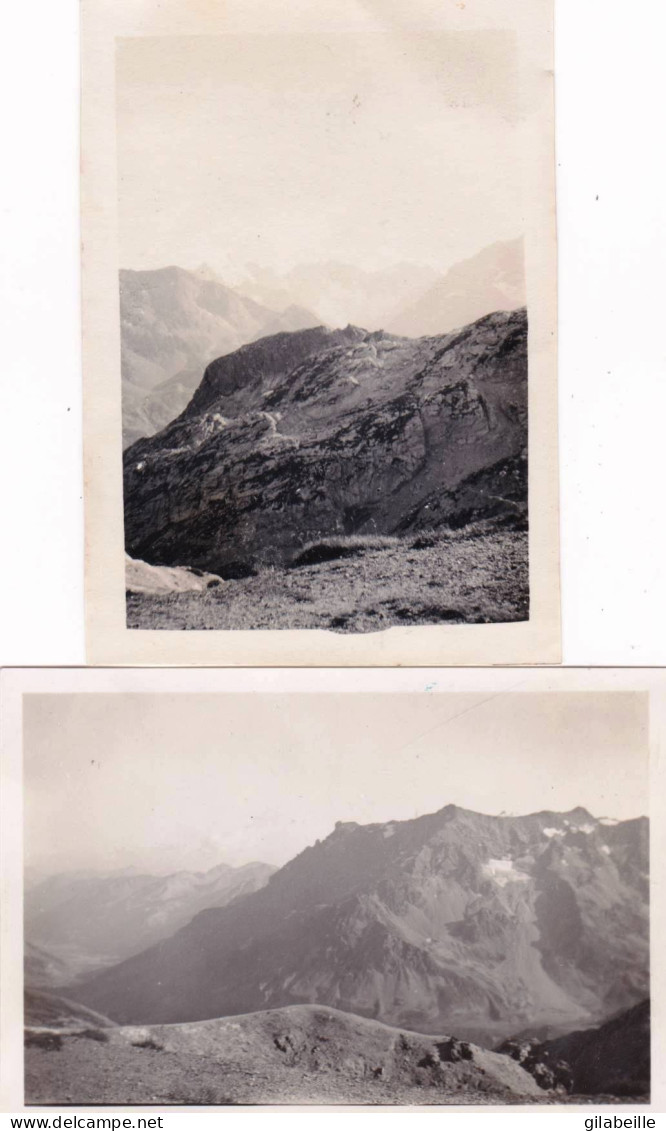 Photo Originale - 38 - Isere  - Le Galibier  - LOT 2 PHOTOS - Aout 1933 - Places