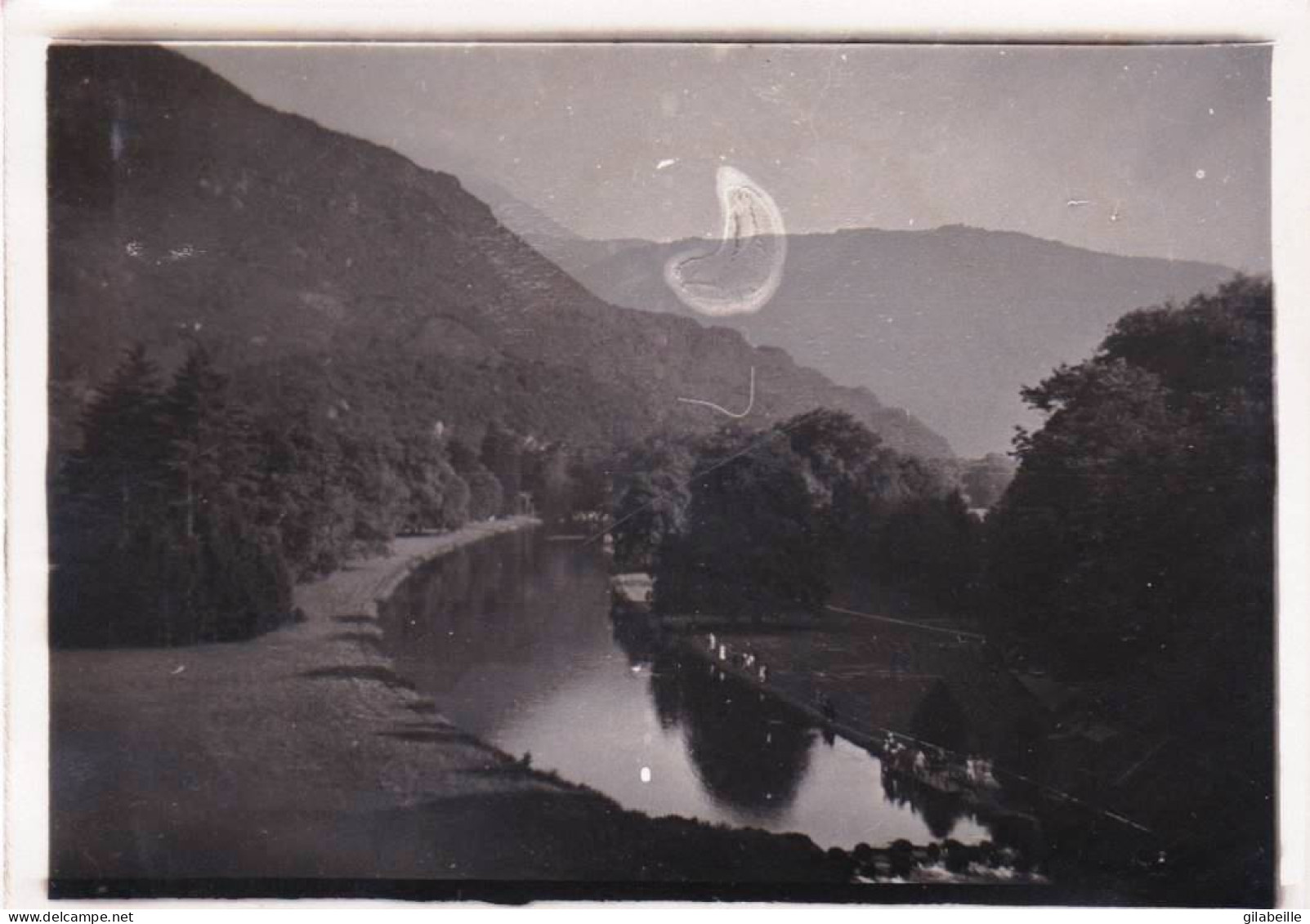 Photo Originale - 38 - Le Parc Du Chateau De VIZILLE -  Aout 1933 - Places