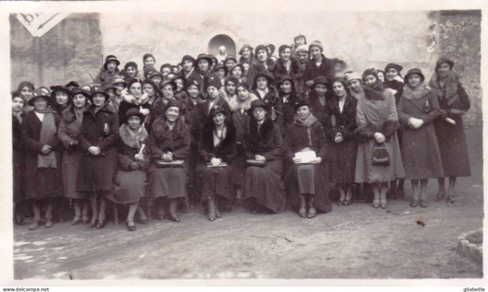 Photo Originale - 45 -  BEAUGENCY - Jeunes Femmes Du Pensionnat Des Ursulines - Jeunes De La LPDT - Janvier 1933 - Identified Persons