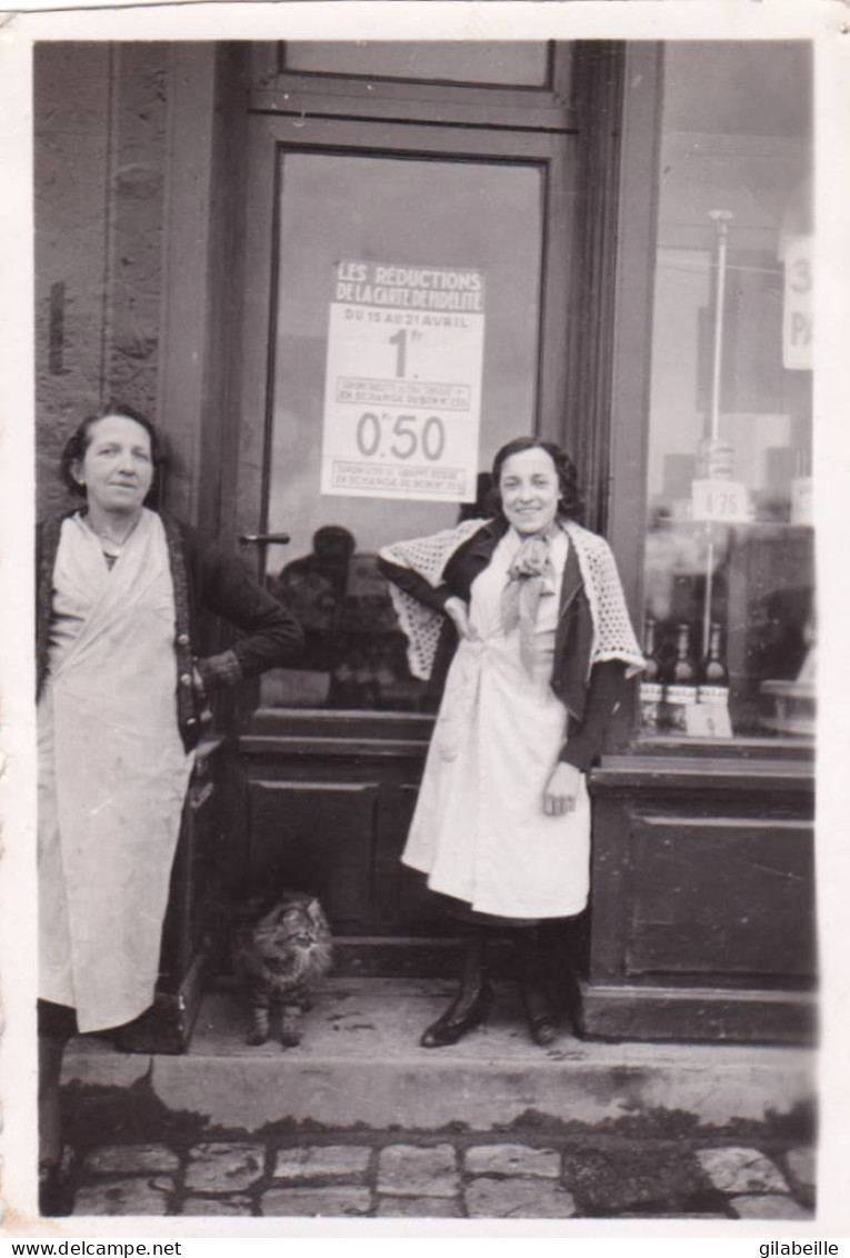 Photo Originale - 45 - Loiret -  BEAUGENCY - Epicieres - Devanture D'une Epicerie - Avril 1936 - Orte