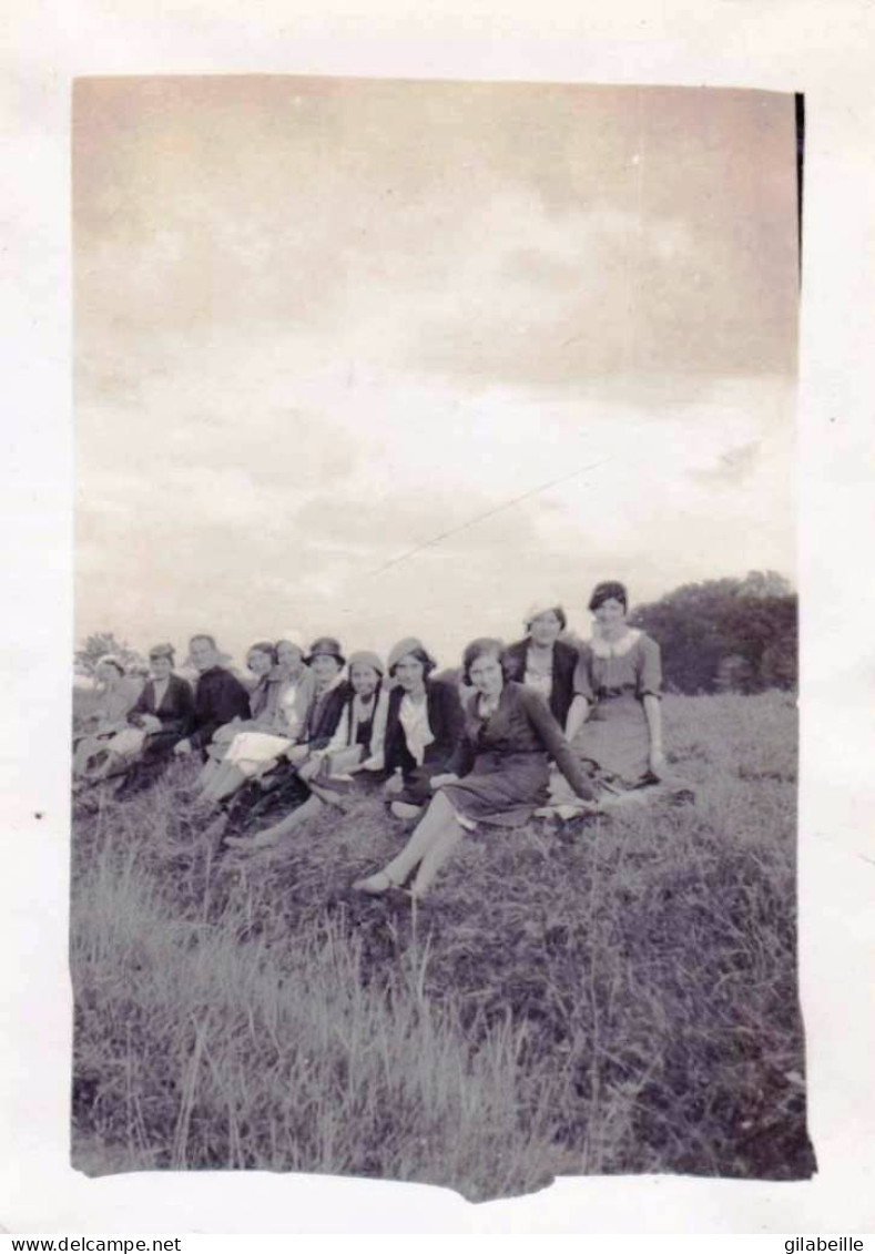 Photo Originale - 45 - CLERY SAINT ANDRE - Jeunes Femmes Du Pensionnat Ursulines De Beaugency En Pelerinage - Sept 1934 - Orte