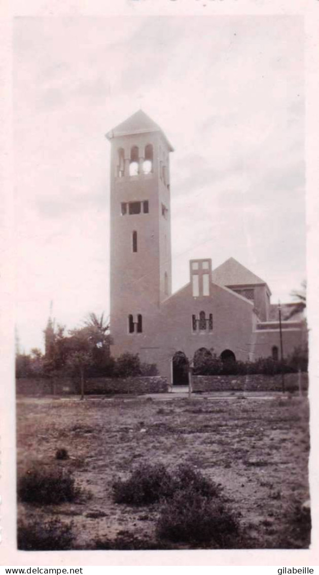 Photo Originale - Maroc - PORT LYAUTEY ( Kenitra ) - L'eglise- 1941 - Afrika