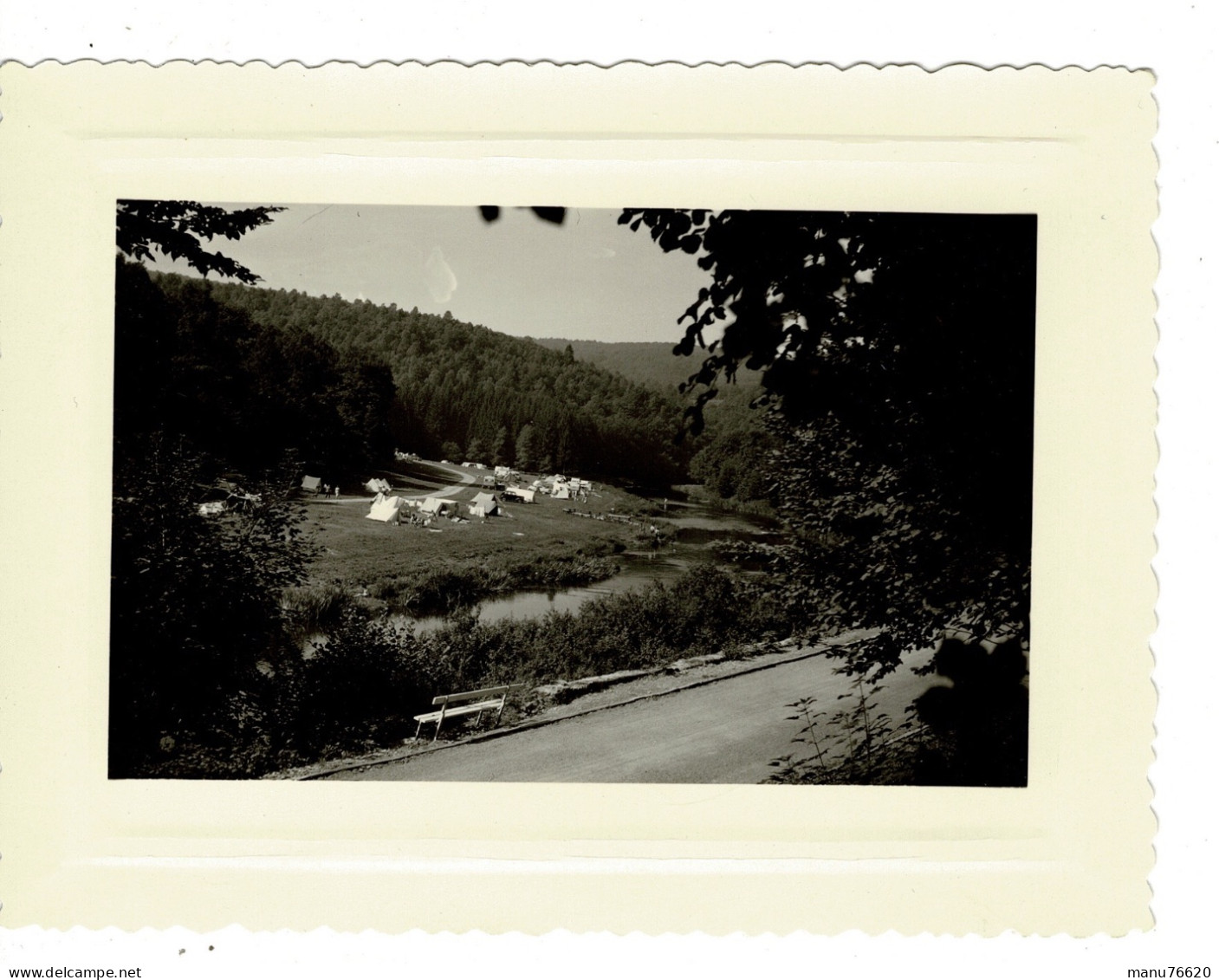 Ref 1 - Photo + Négatif : Vue Du Camping De Clerveaux ? A Vérifier - Luxembourg . - Europa