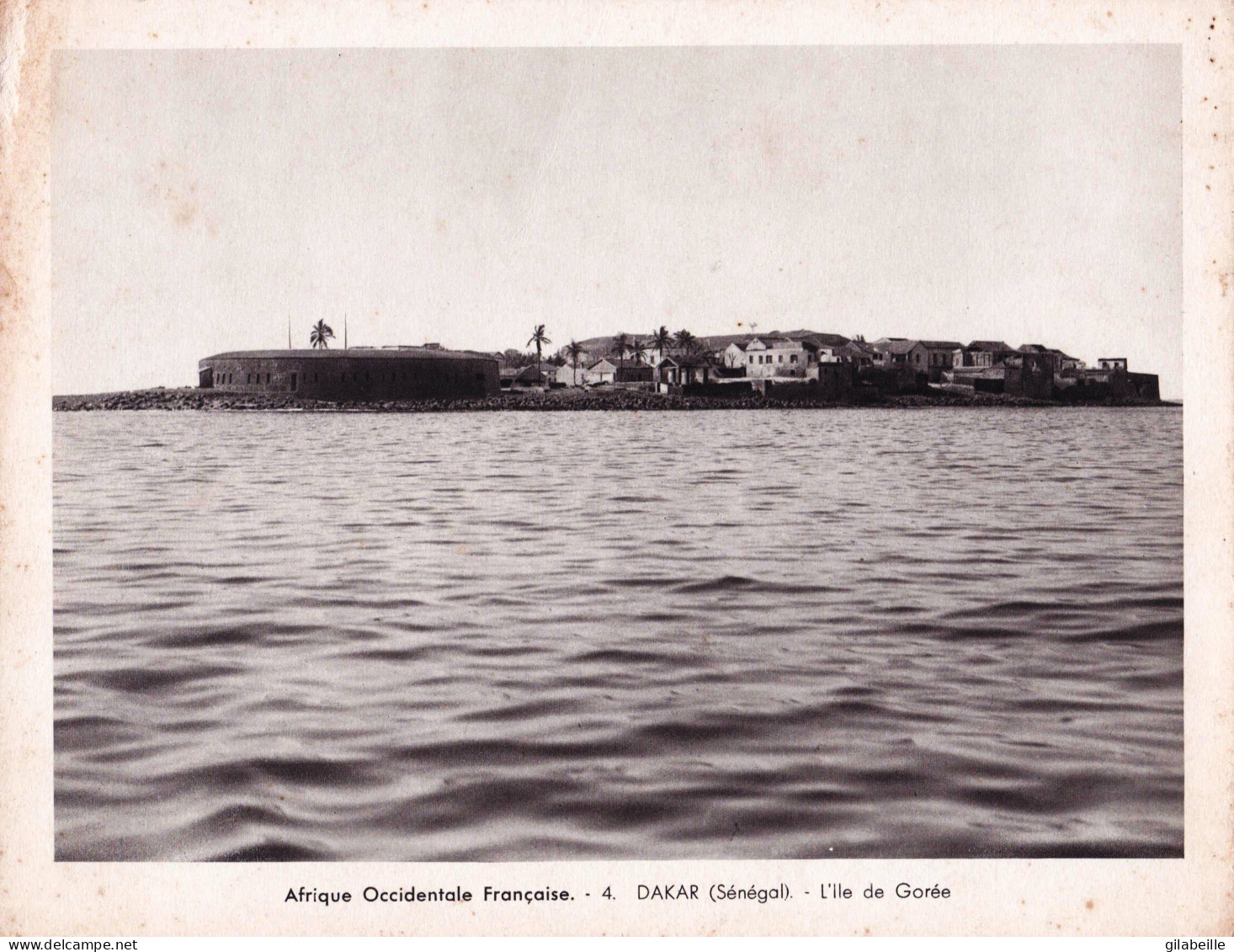 Gravure Photographique - Afrique Occidentale Francaise - DAKAR - L'ile De Gorée - Unclassified