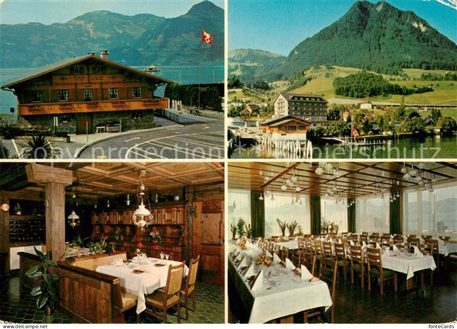 13520004 Beckenried Sternen Hotel Gastraeume Autofaehre Beckenried - Autres & Non Classés