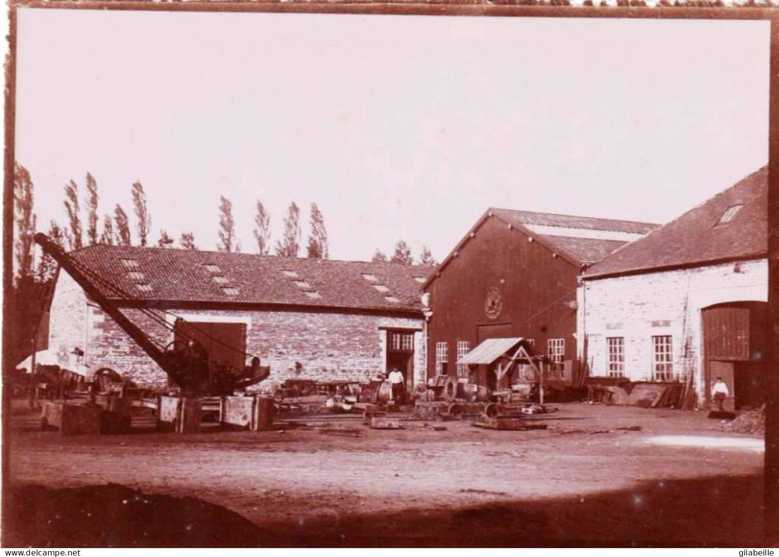 Photo Originale 1889 - WASSY (haute Marne  )  Usine Des Petits Champs - Lugares