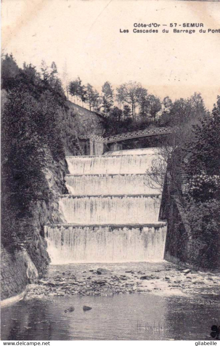 21 - Cote D'or - SEMUR - Les Cascades Du Barrage Du Pont - Semur