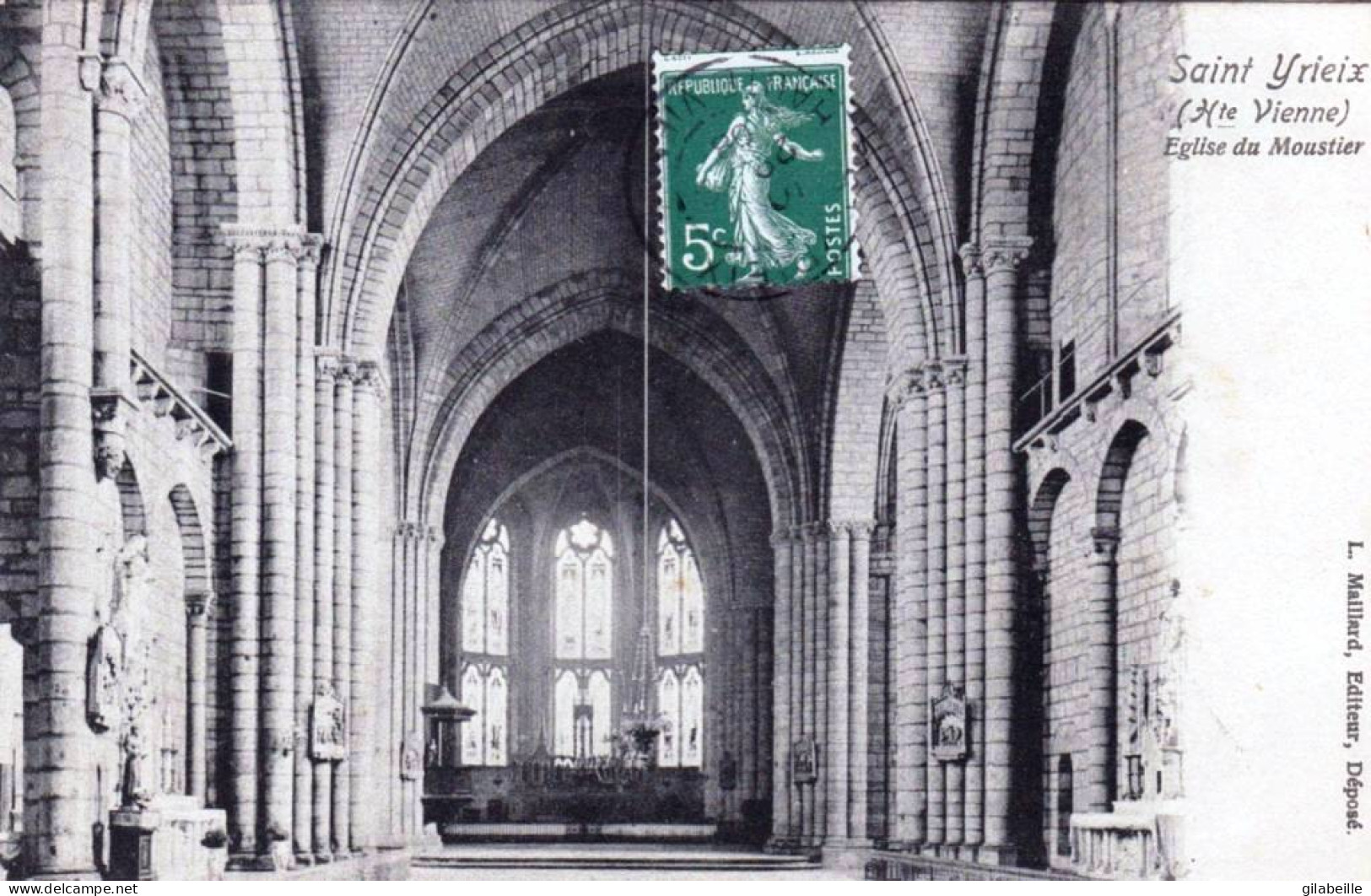 87 - Haute Vienne - SAINT YRIEIX La PERCHE - Eglise Du Moustier - Saint Yrieix La Perche