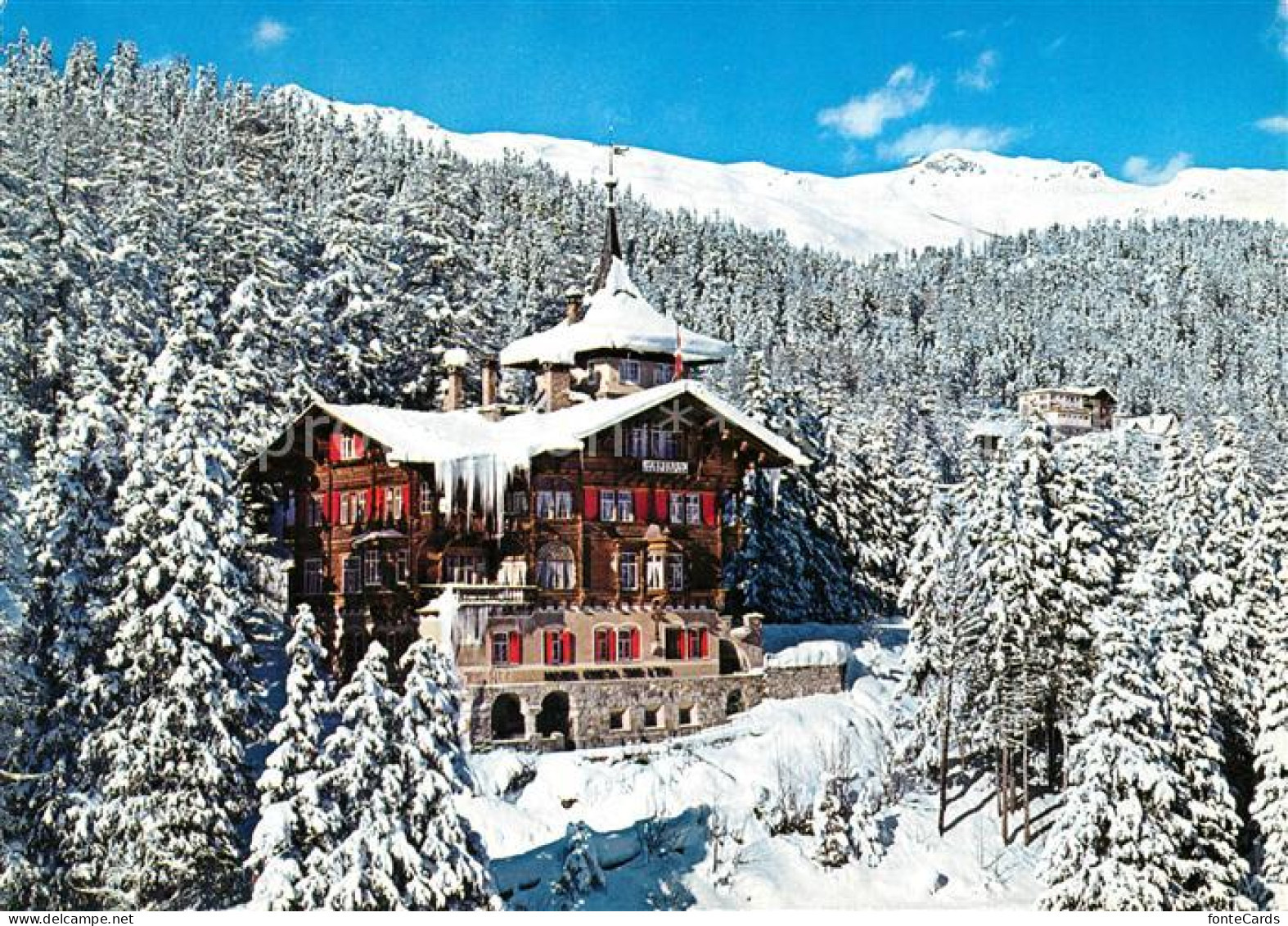 13518898 St Moritz GR Hotel Chesa Sur L'En Winterpanorama Alpen St Moritz GR - Otros & Sin Clasificación