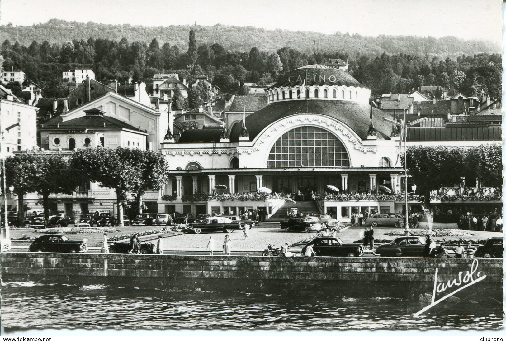 CPSM - EVIAN-LES-BAINS - LE CASINO VU DU LAC - Evian-les-Bains