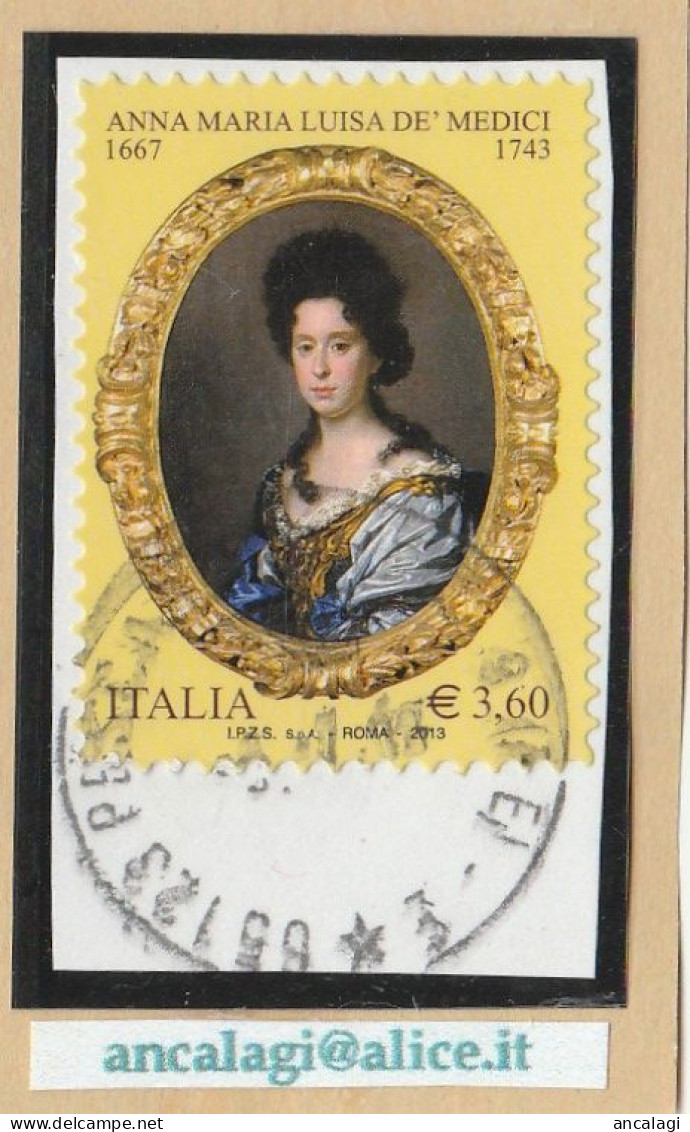 USATI ITALIA 2013 - Ref.1234 "ANNA MARIA LUISA DE' MEDICI" 1 Val. - - 2011-20: Used