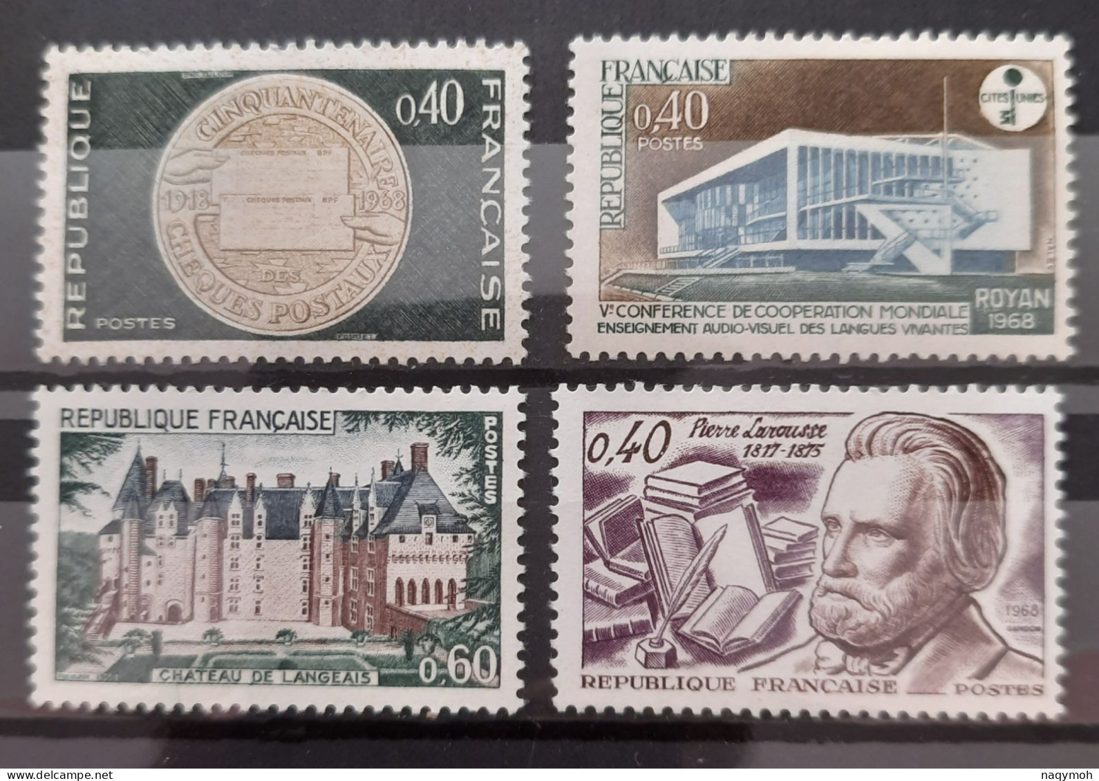 France Yvert 1542-1554-1559-1560** Année 1968 MNH. - Unused Stamps