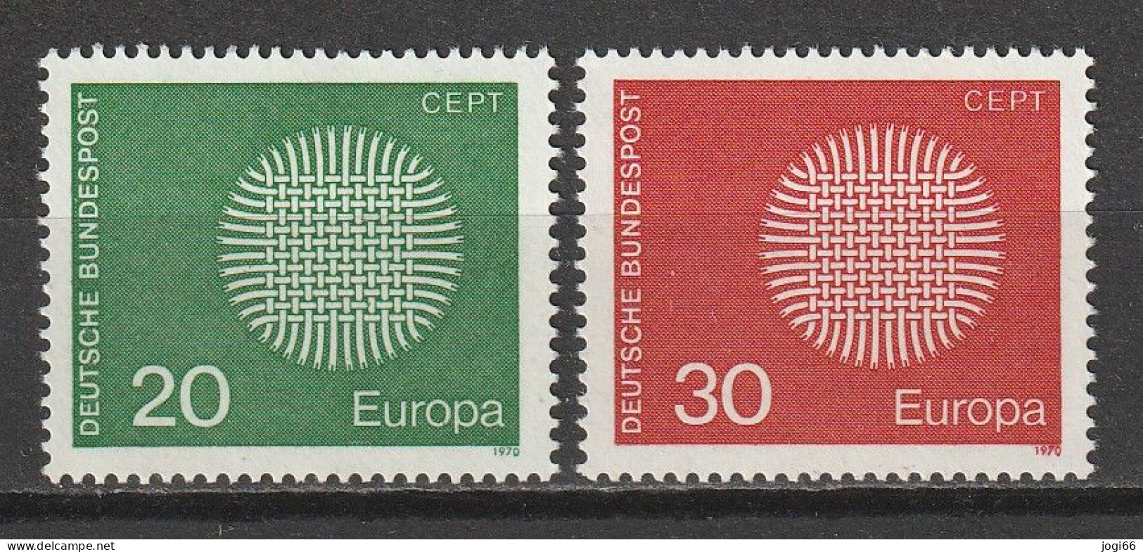 Bund Michel 620 - 621 Europa ** - Unused Stamps