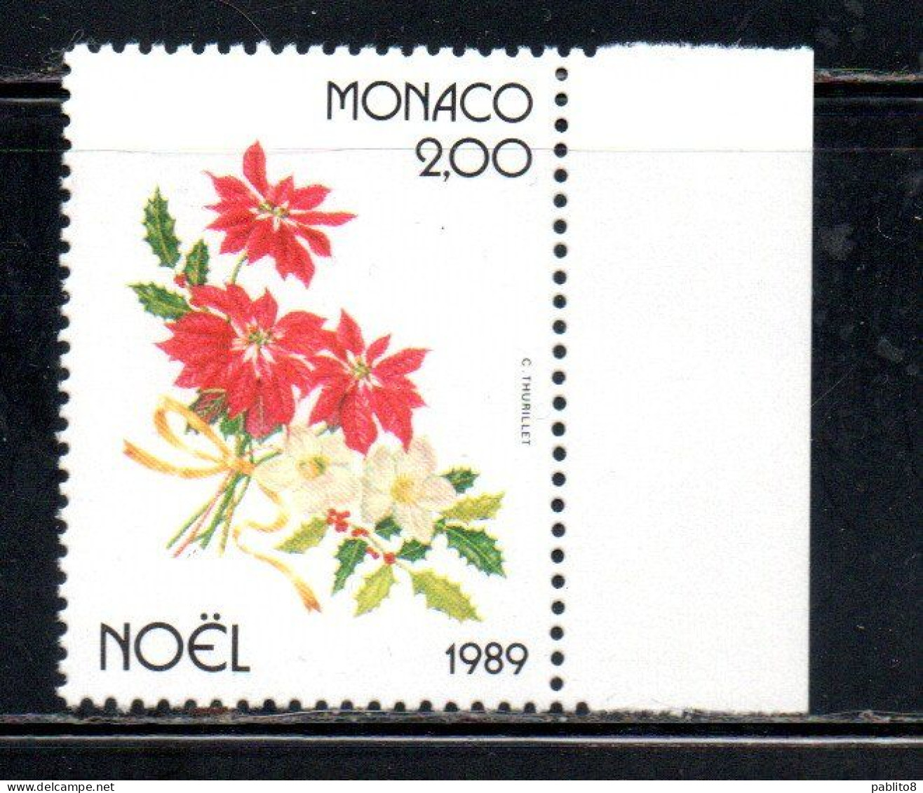 MONACO 1989 CHRISTMAS NOEL WEIHNACHTEN NATALE NAVIDAD 2fr MNH - Ongebruikt