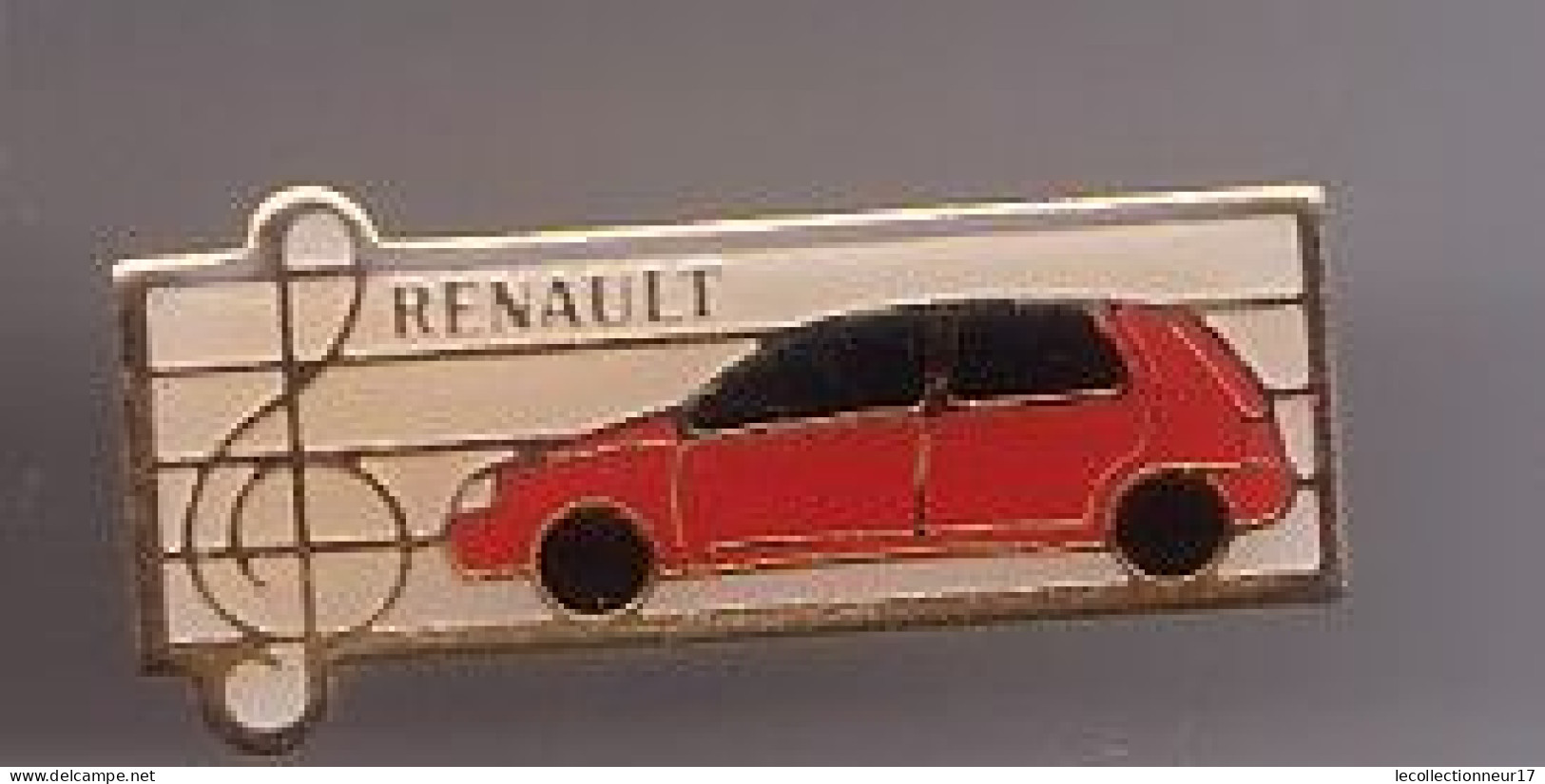 Pin's Renault Rouge Note De Musique Réf 484 - Renault