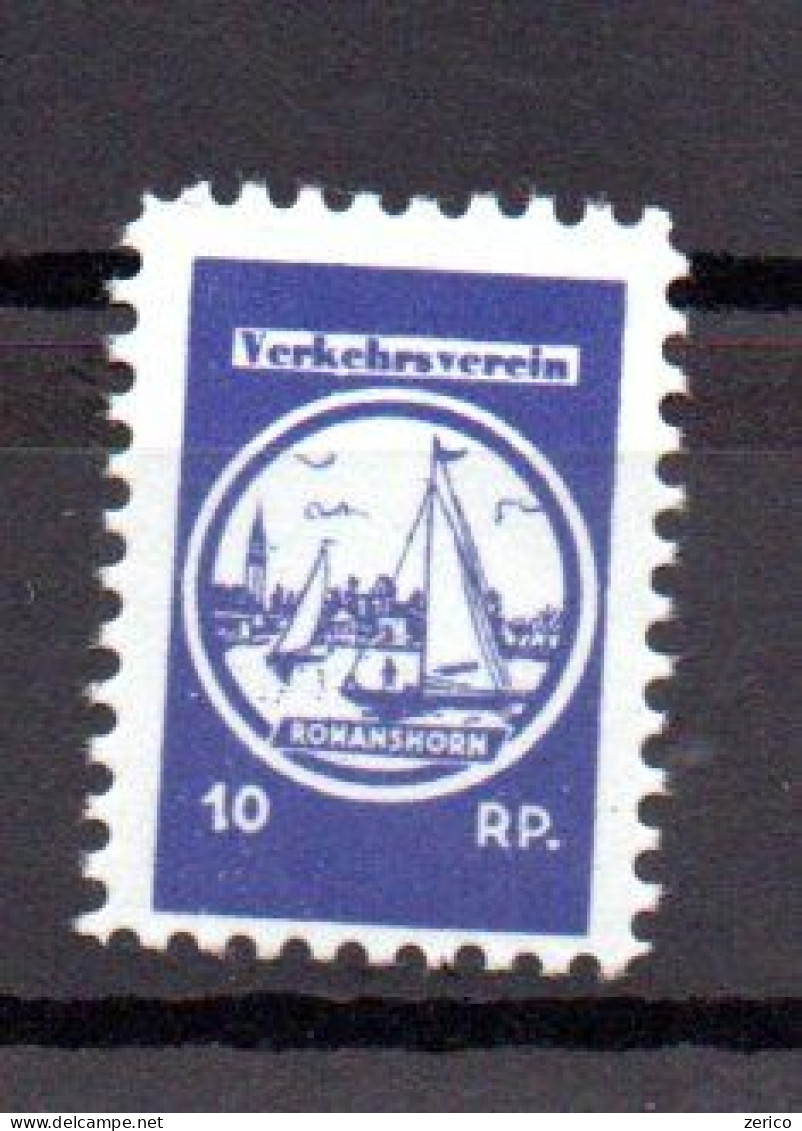 ROMANSHORN LEYSIN Fiscal Taxe De Séjour Kurtaxe - Revenue Stamps