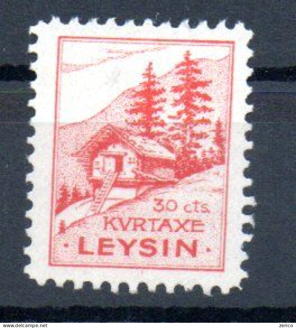 SUISSE ROMANSHORN + LEYSIN Fiscal Taxe De Séjour Kurtaxe Fiscaux - Revenue Stamps