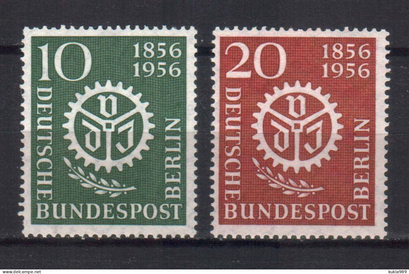 GERMANY BERLIN 1956. Mi.#138-139. MNH - Gebruikt