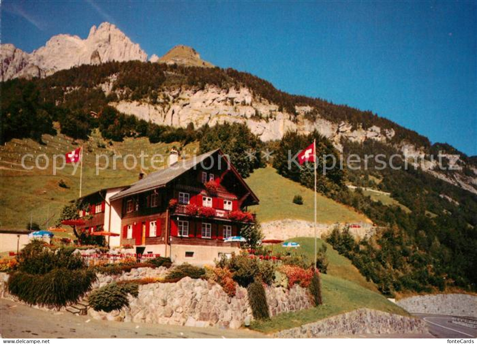 13516684 Linthal  GL Gasthaus Bergli  - Other & Unclassified