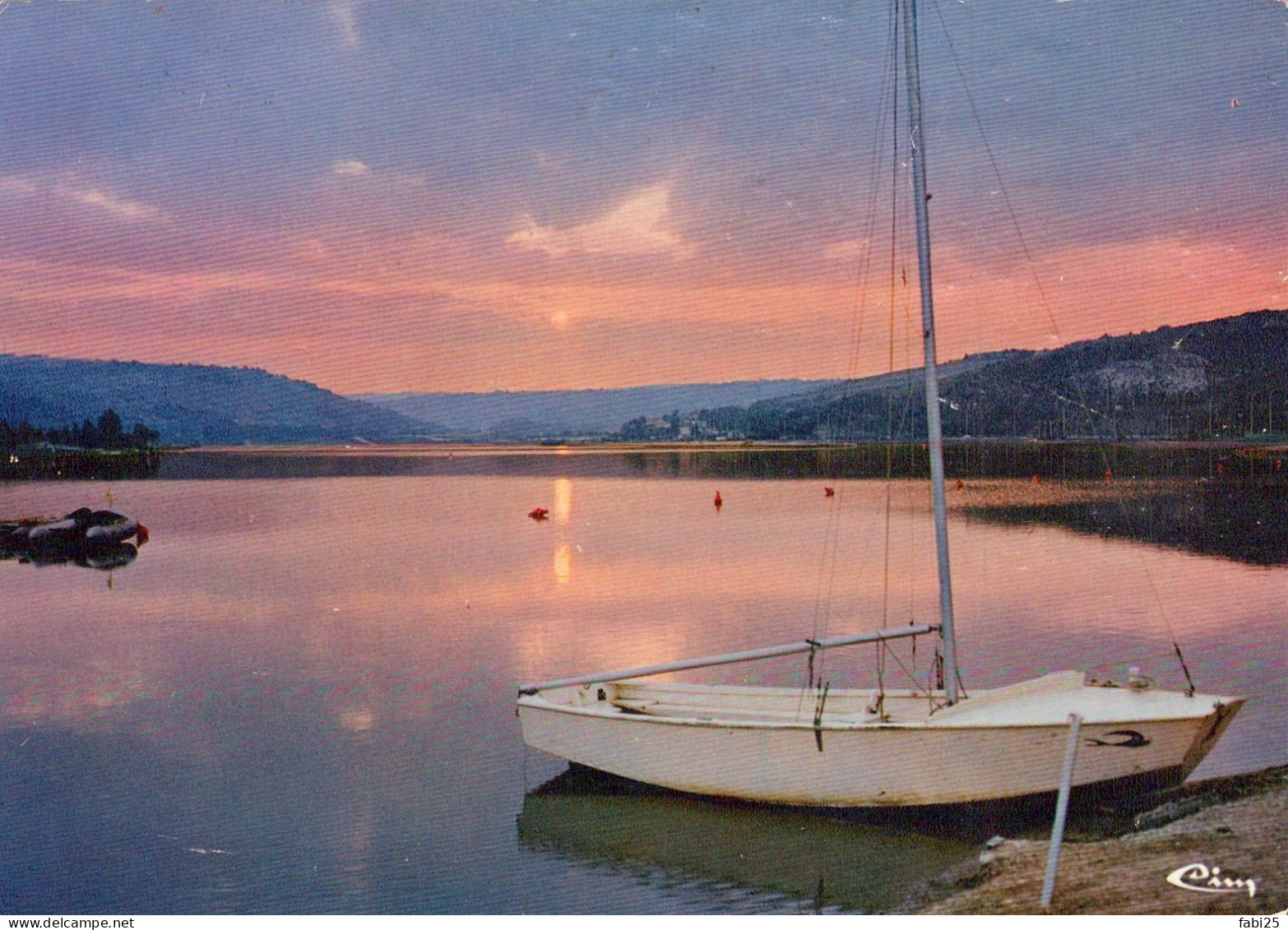 DIJON SOLEIL COUCHANT SUR LE LAC KIR - Dijon