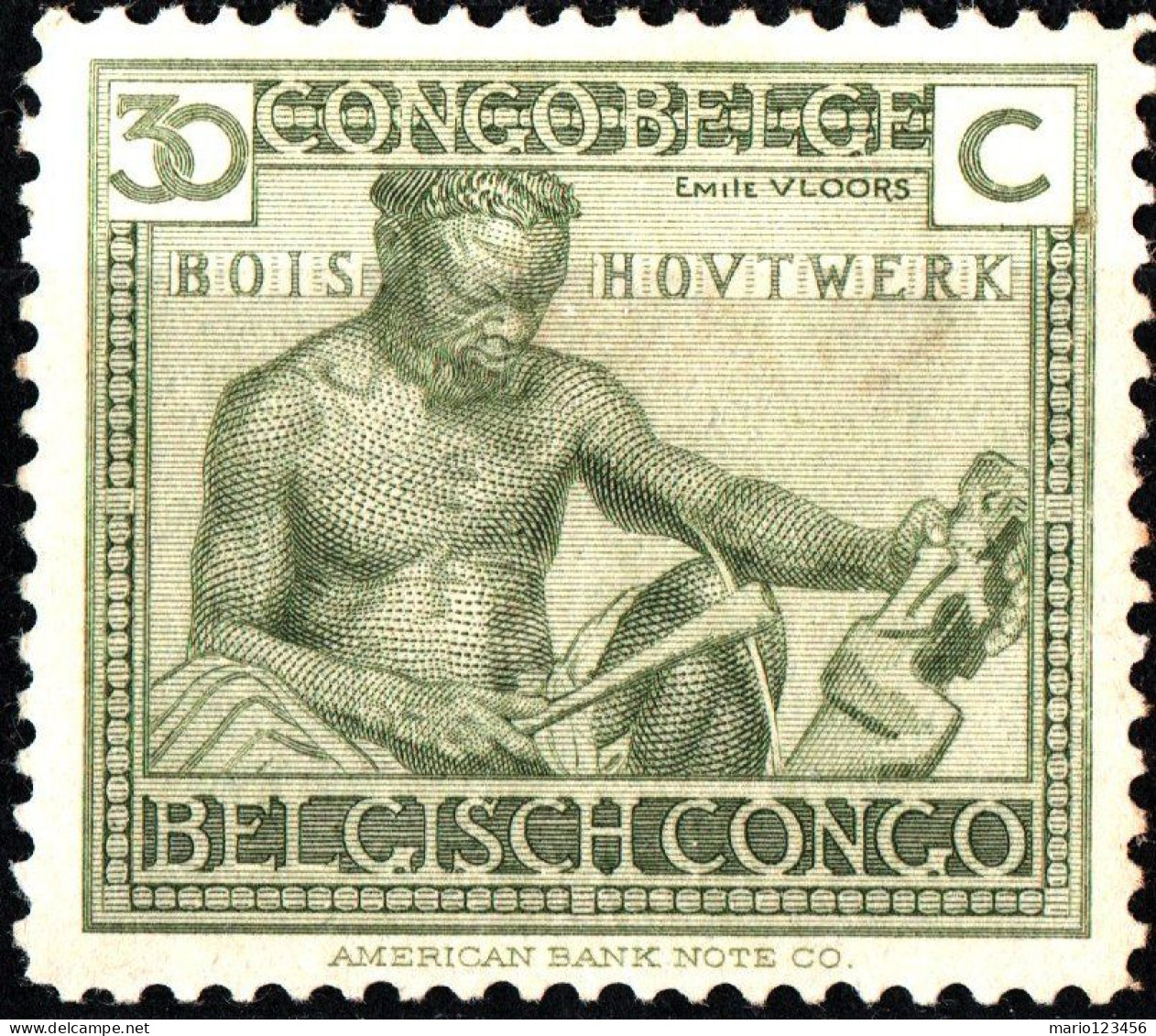 CONGO BELGA, BELGIAN CONGO, RITRATTI DI INDIGENI, 1925, NUOVI (MLH*) Mi:BE-CD 78, Scott:BE-CD 95, Yt:BE-CD 119 - Nuevos