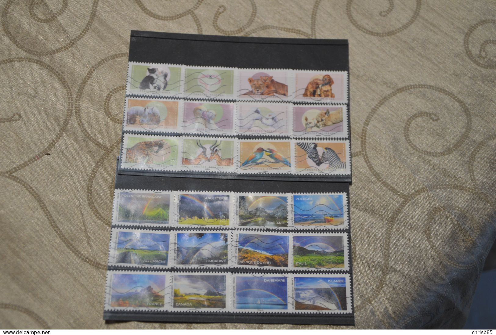 COLLECTION FRANCE OBLITERE 2018 A 2023  688 TIMBRES DIFFERENTS 49 SERIES - Collezioni