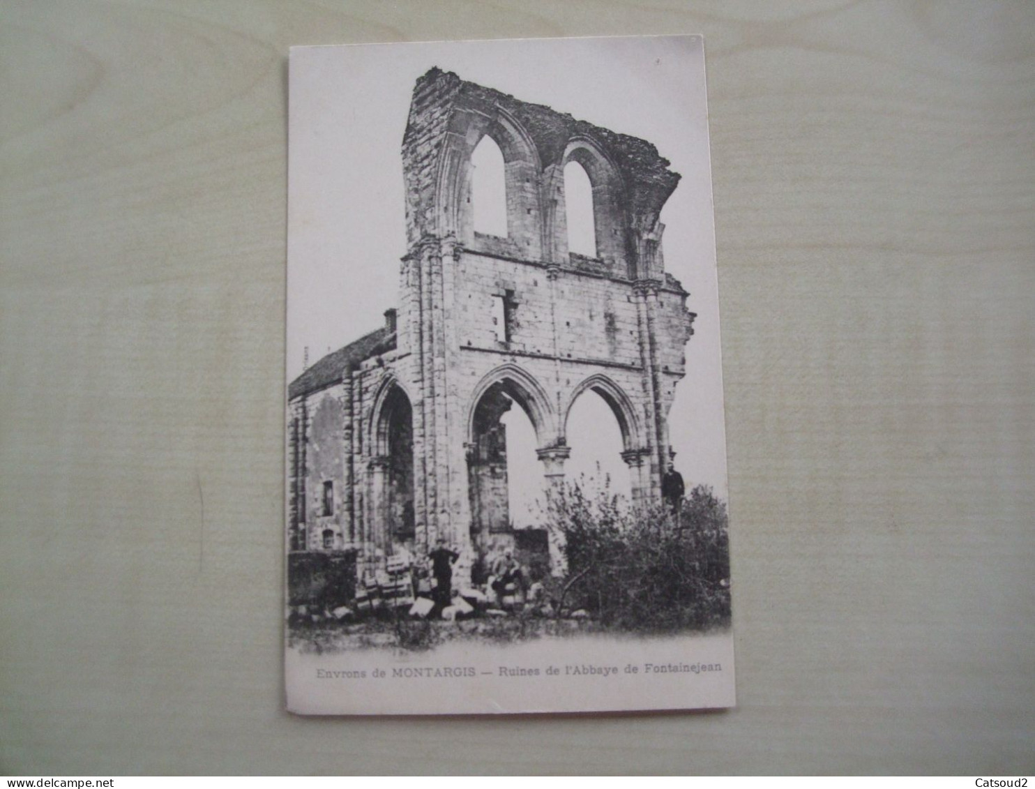 Carte Postale Ancienne MONTARGIS Ruine De L'abbaye De Fontainejean - Montargis