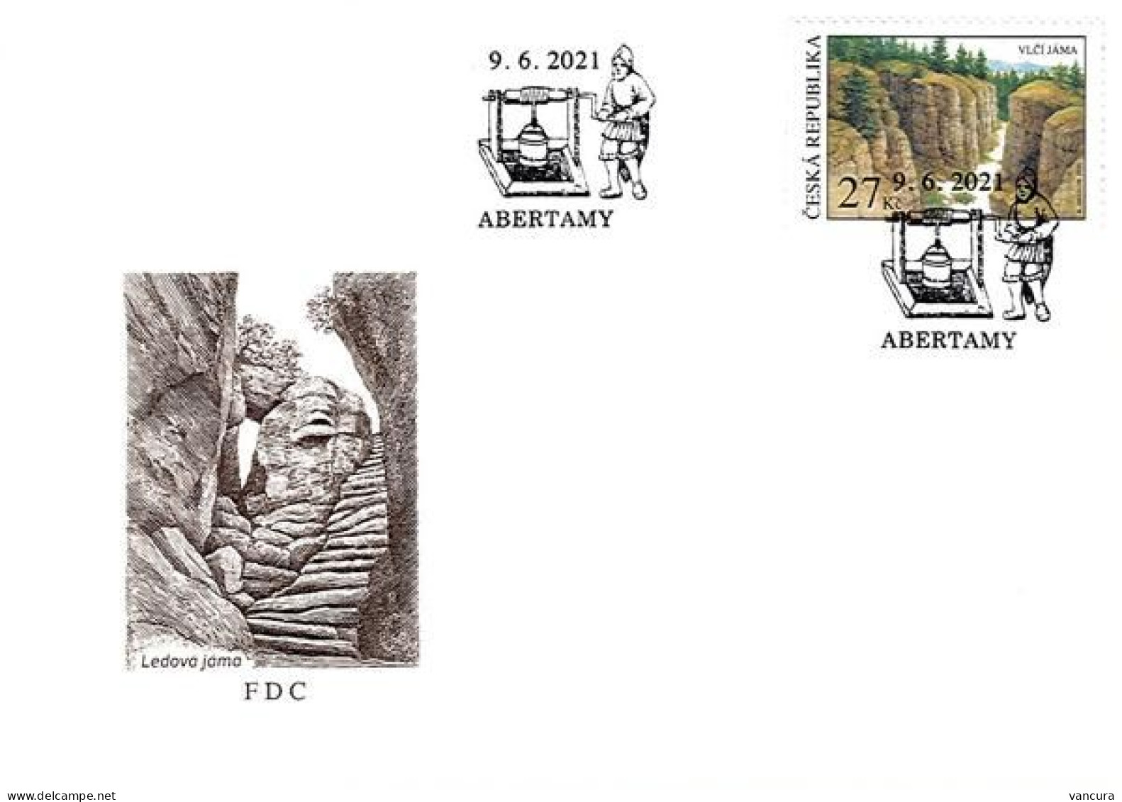 FDC 1122 - 3 Czech Republic Beauties Of Our Country: Jezeří State Château 2021 - Kastelen