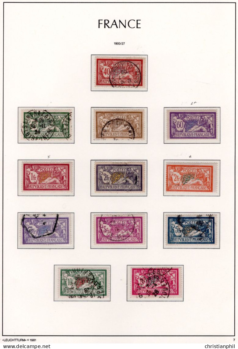 ALBUM AVEC TIMBRES FRANCE ANNEE 1949 à 1959. NEUF ** / * / O