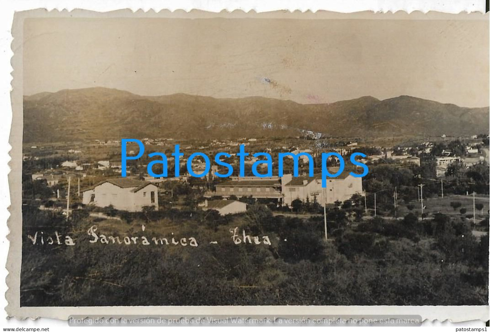 227742 ARGENTINA CORDOBA THEA VISTA PANORAMICA PHOTO NO POSTAL POSTCARD - Argentine