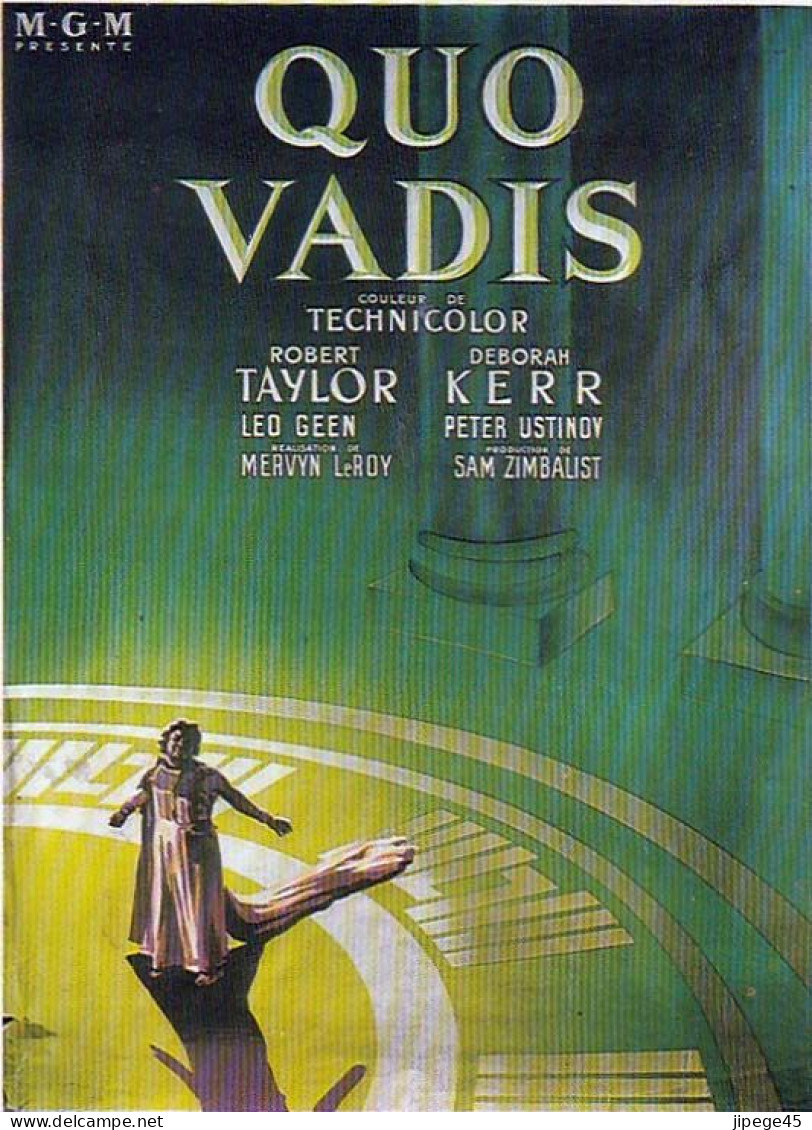 CPM - AFFICHE DU FILM "QUO VADIS" - Affiches Sur Carte