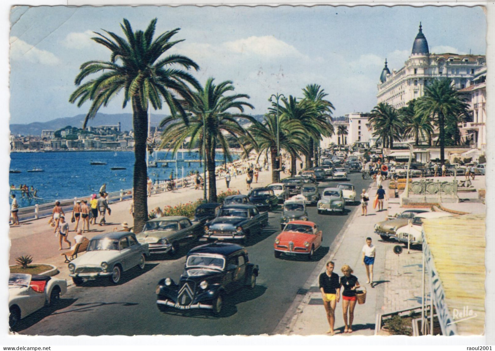 Autos Voitures Automobiles CANNES Triumph TR3 Simca P60 Citroën Traction Alfa Roméo Giulietta VW Karmann Ghia Low Light - Toerisme