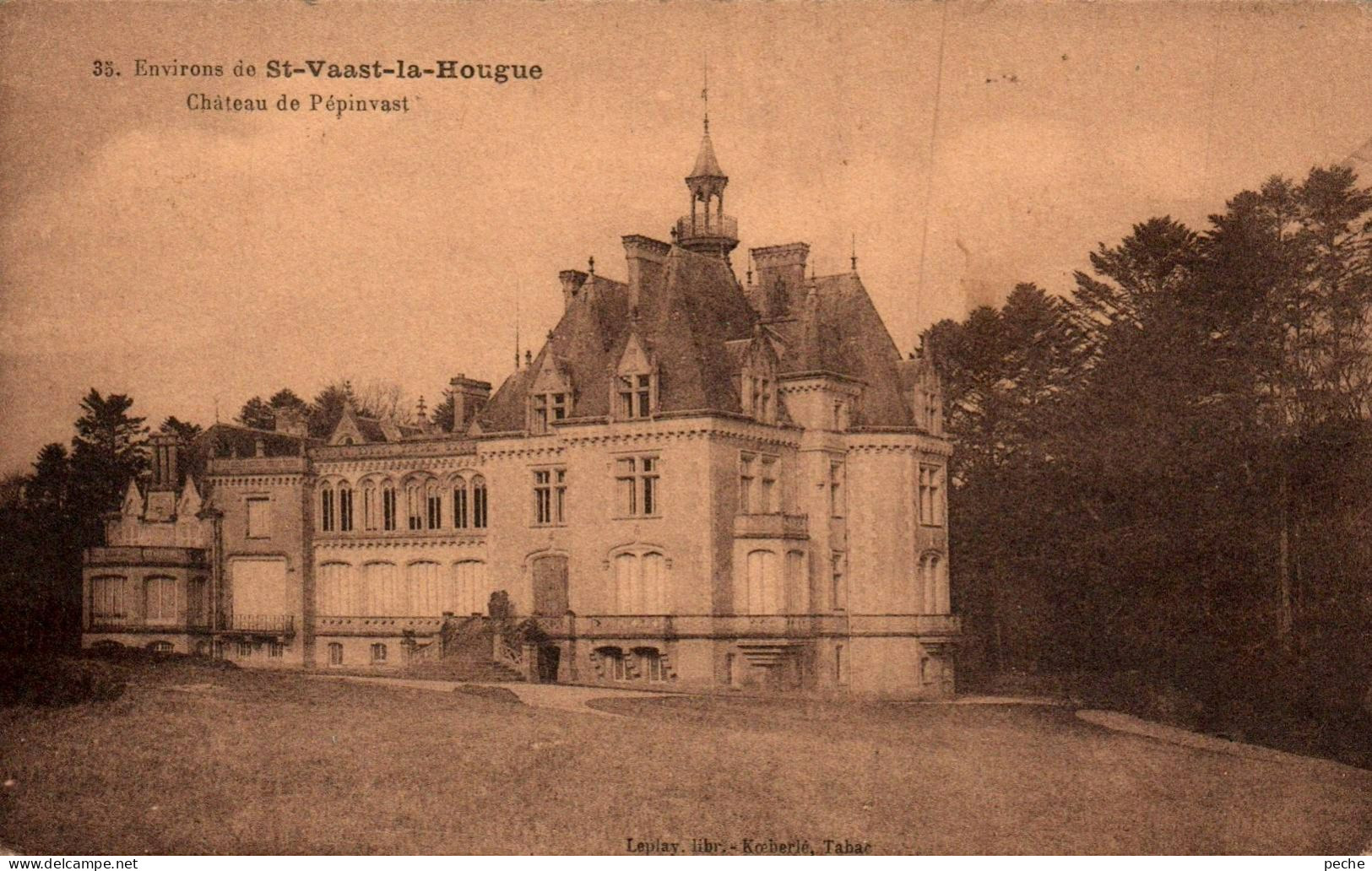 N°1142 W -cpa Saint Vaast La Hougue -château De Pépinvast- - Saint Vaast La Hougue