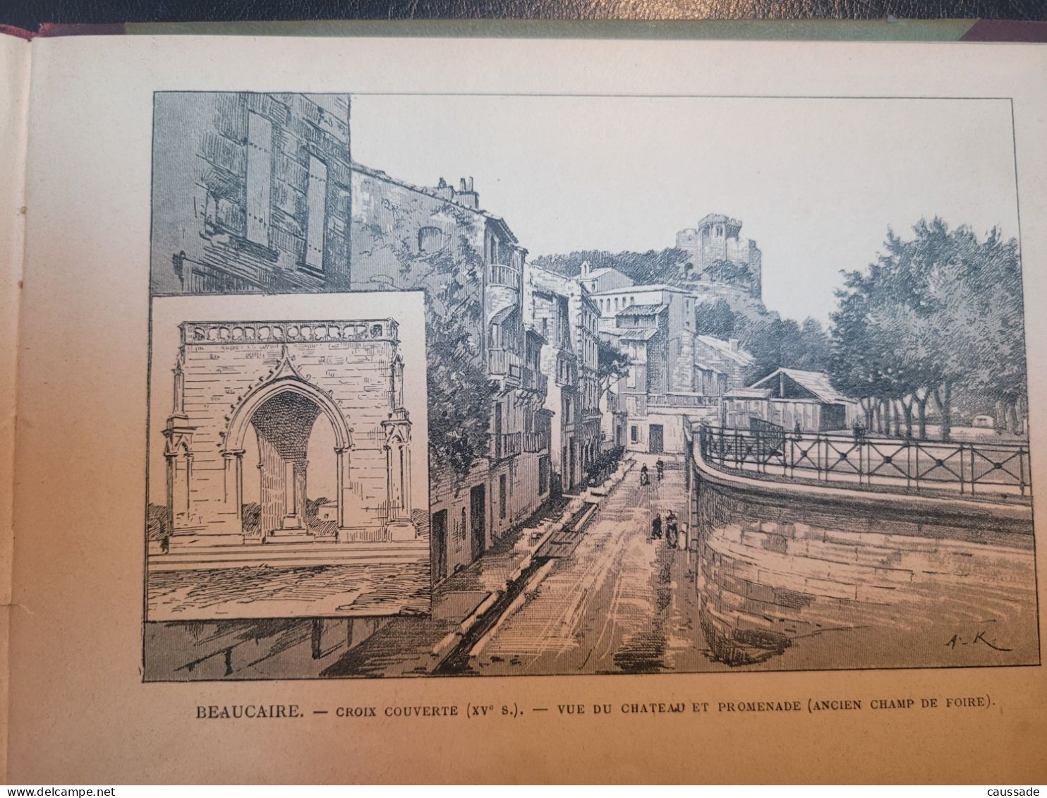 34 - NIMES Et Ses Environs - 63 Gravures - Notice Et Cartes - 32 Pages - Aardrijkskunde