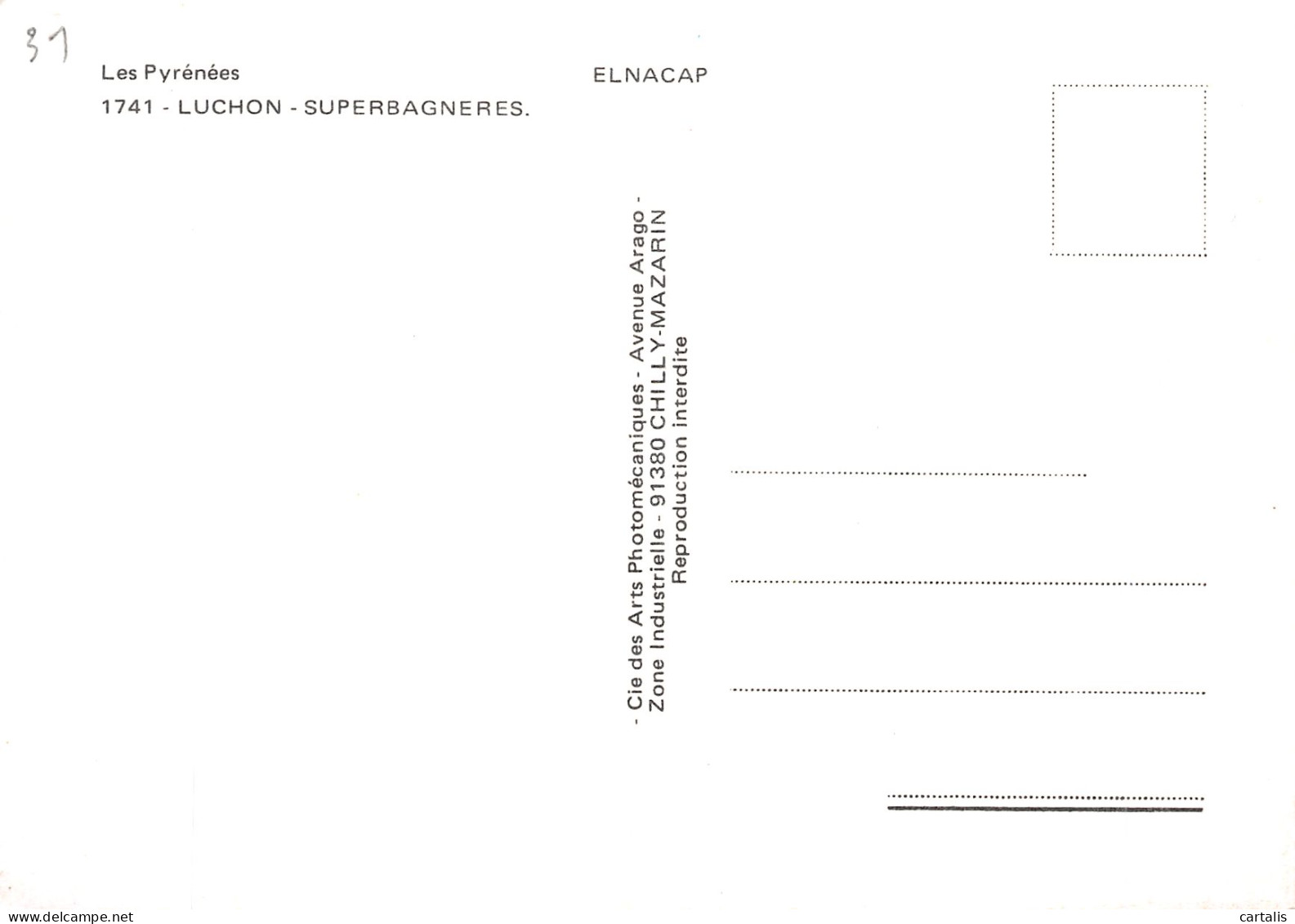 31-LUCHON SUPERBAGNERES-N° 4404-C/0075 - Luchon