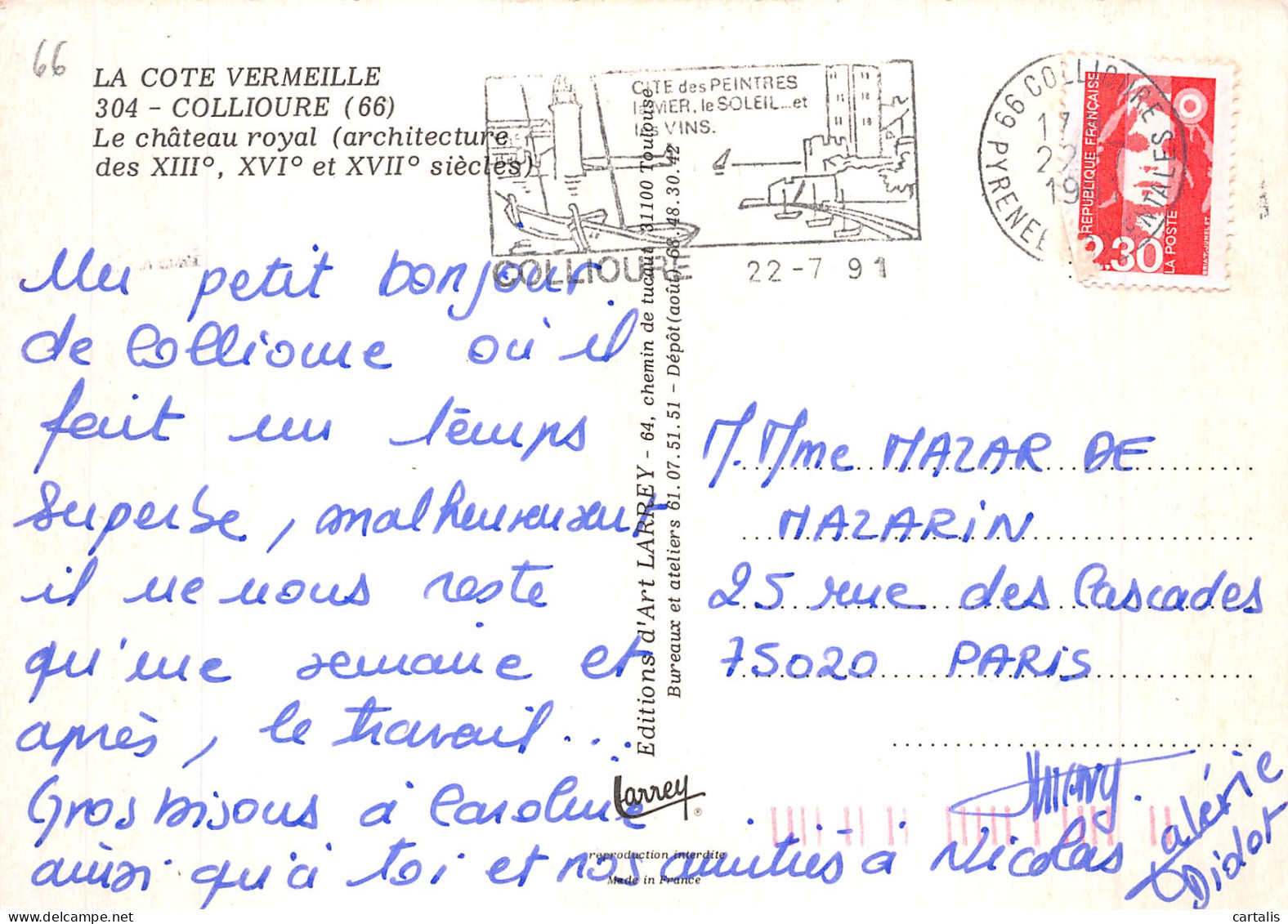 66-COLLIOURE-N° 4404-B/0243 - Collioure