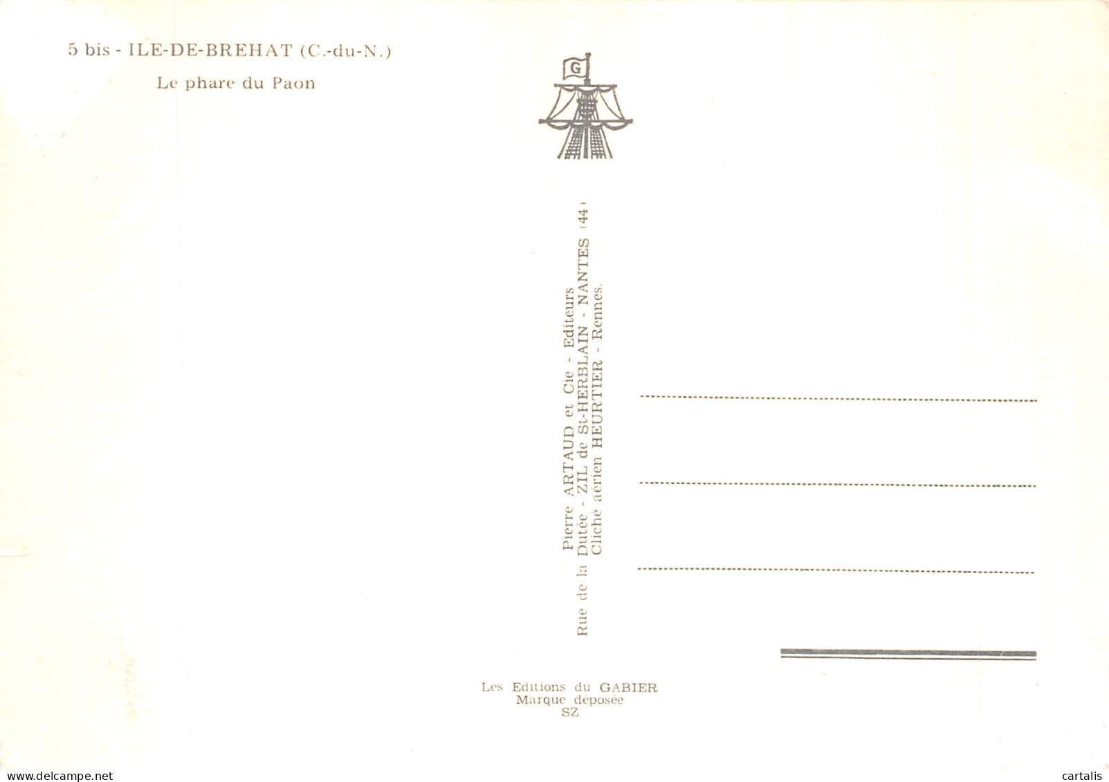 22-ILE DE BREHAT LE PHARE DU PAON-N° 4404-A/0181 - Ile De Bréhat