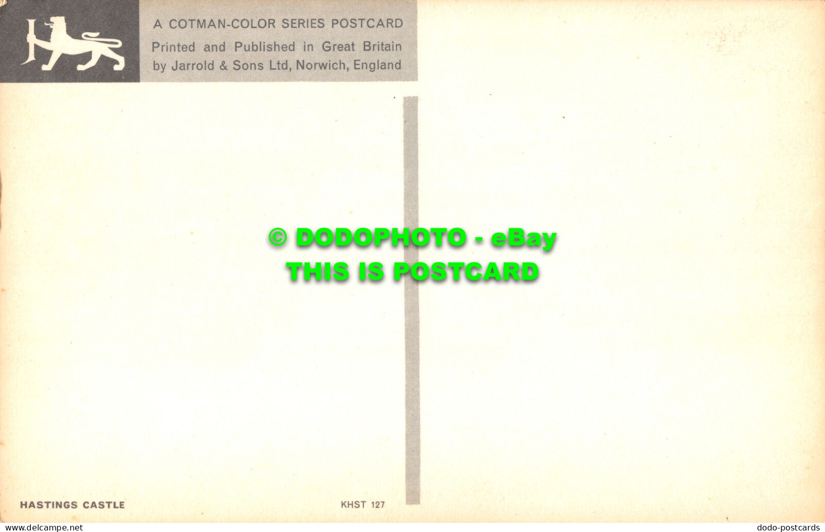R520228 Hastings Castle. Cotman Color Series. Jarrold - Welt