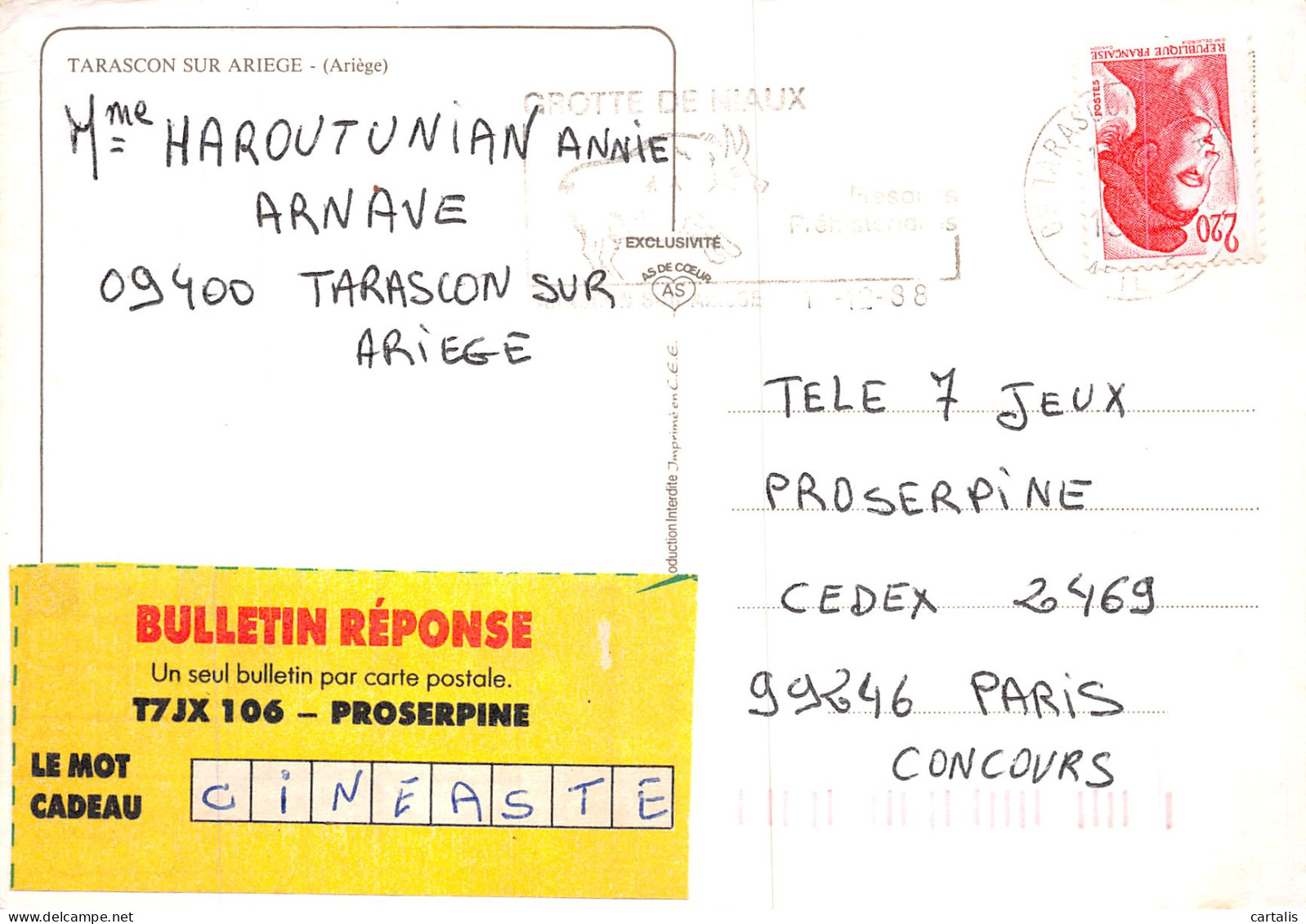 09-TARASCON SUR ARIEGE-N° 4404-D/0119 - Autres & Non Classés