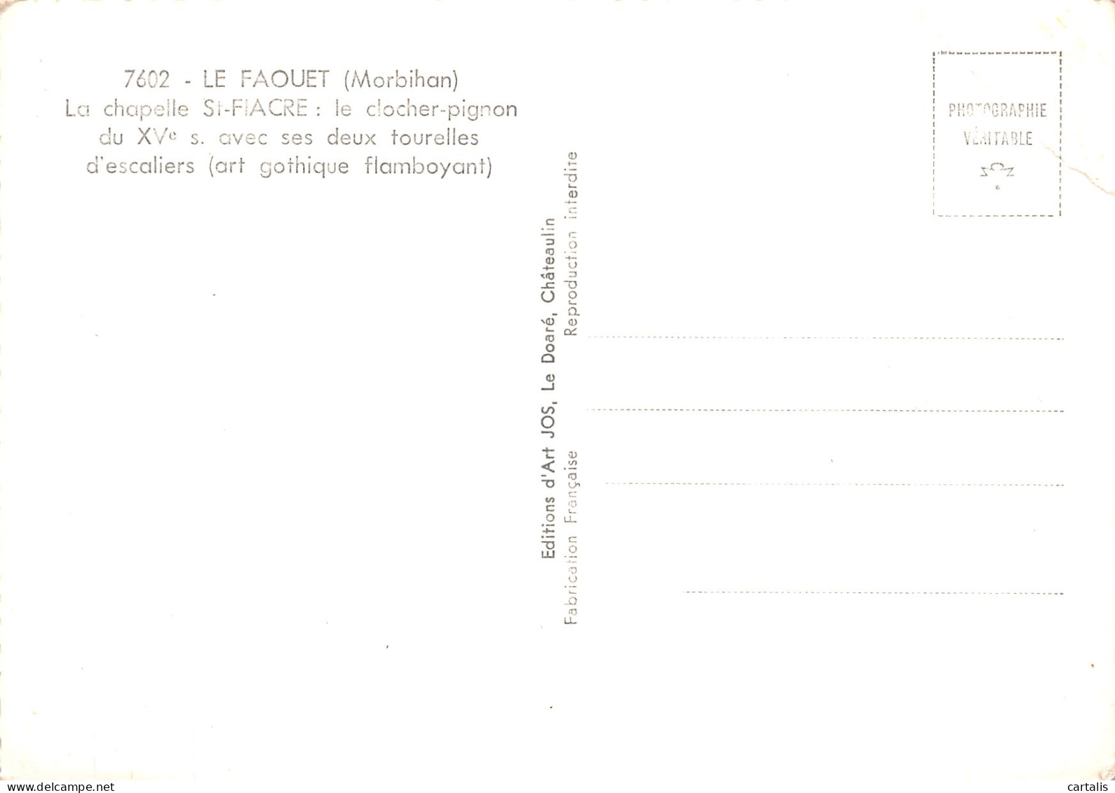 56-LE FAOUET-N° 4405-C/0209 - Le Faouet