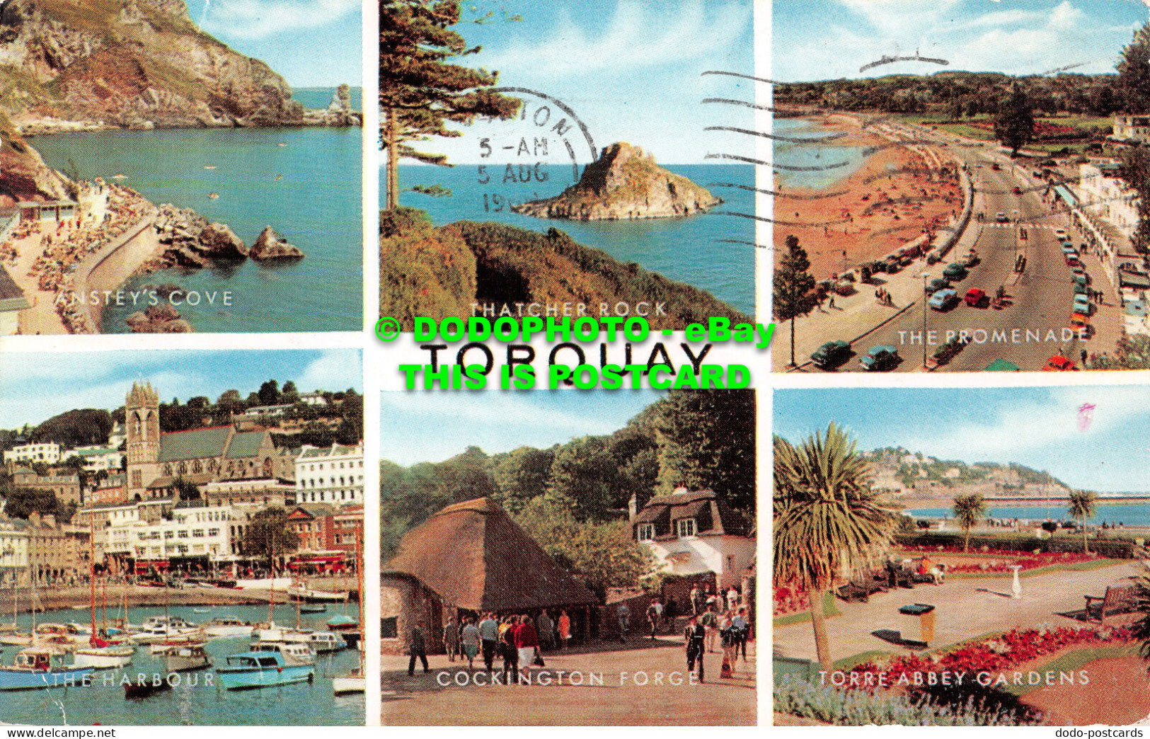 R520244 Torquay. Salmon. 1969. Multi View - Welt